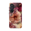 Faith Floral Phone Case — "In All Things Place Your Faith" Protective iPhone Cover