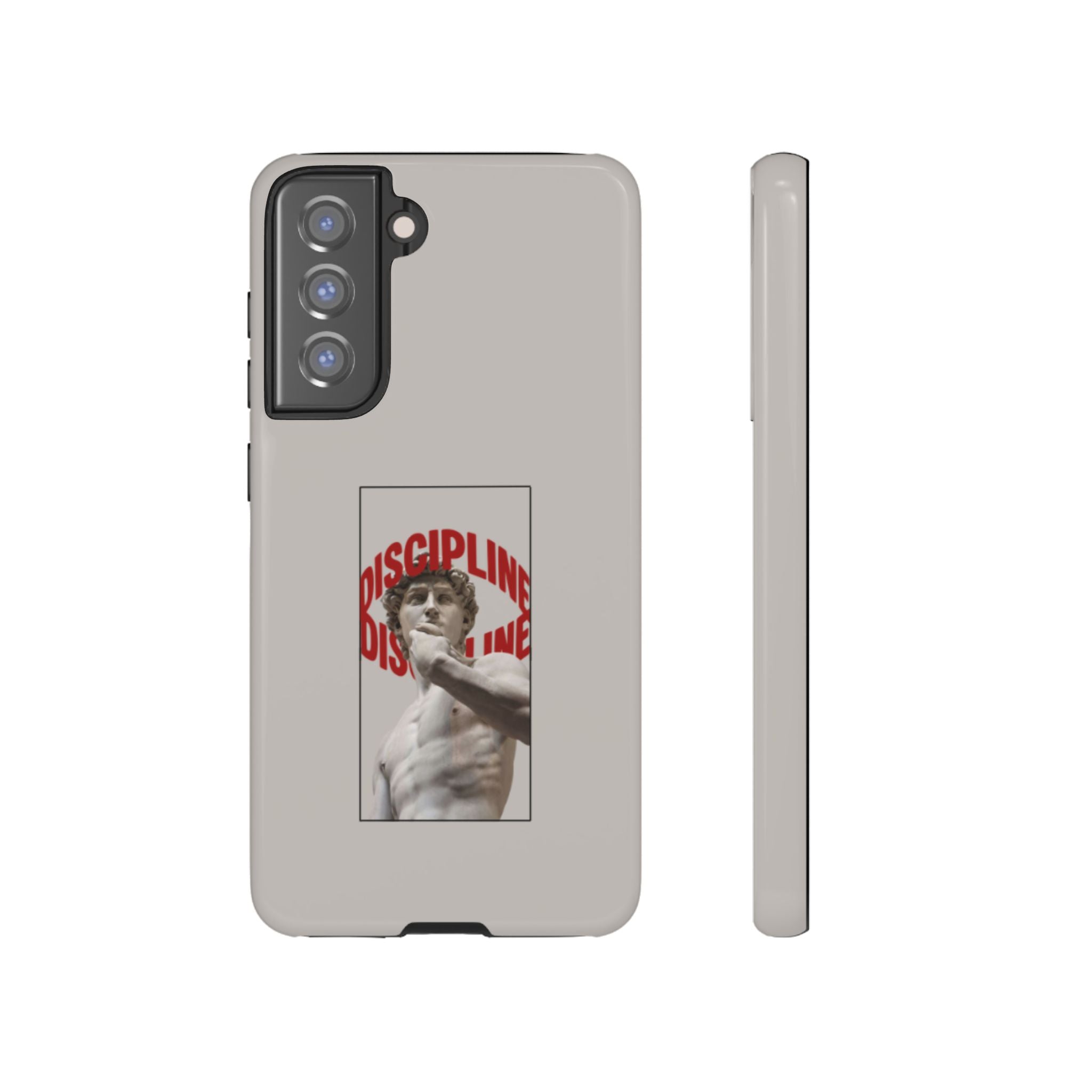 Phone Case — 'Discipline' Statue Graphic Protective Cover