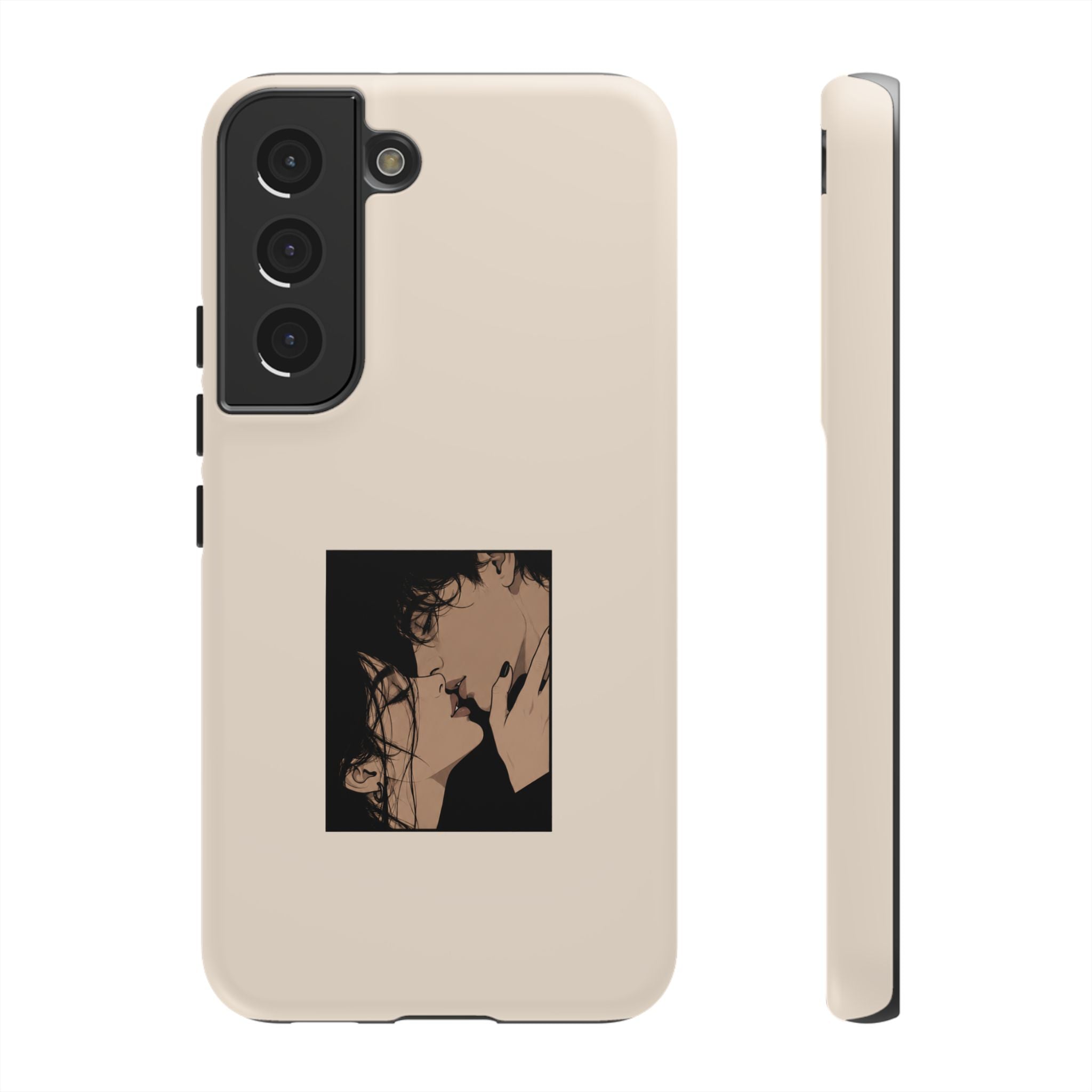 Minimal Anime Kiss Illustration