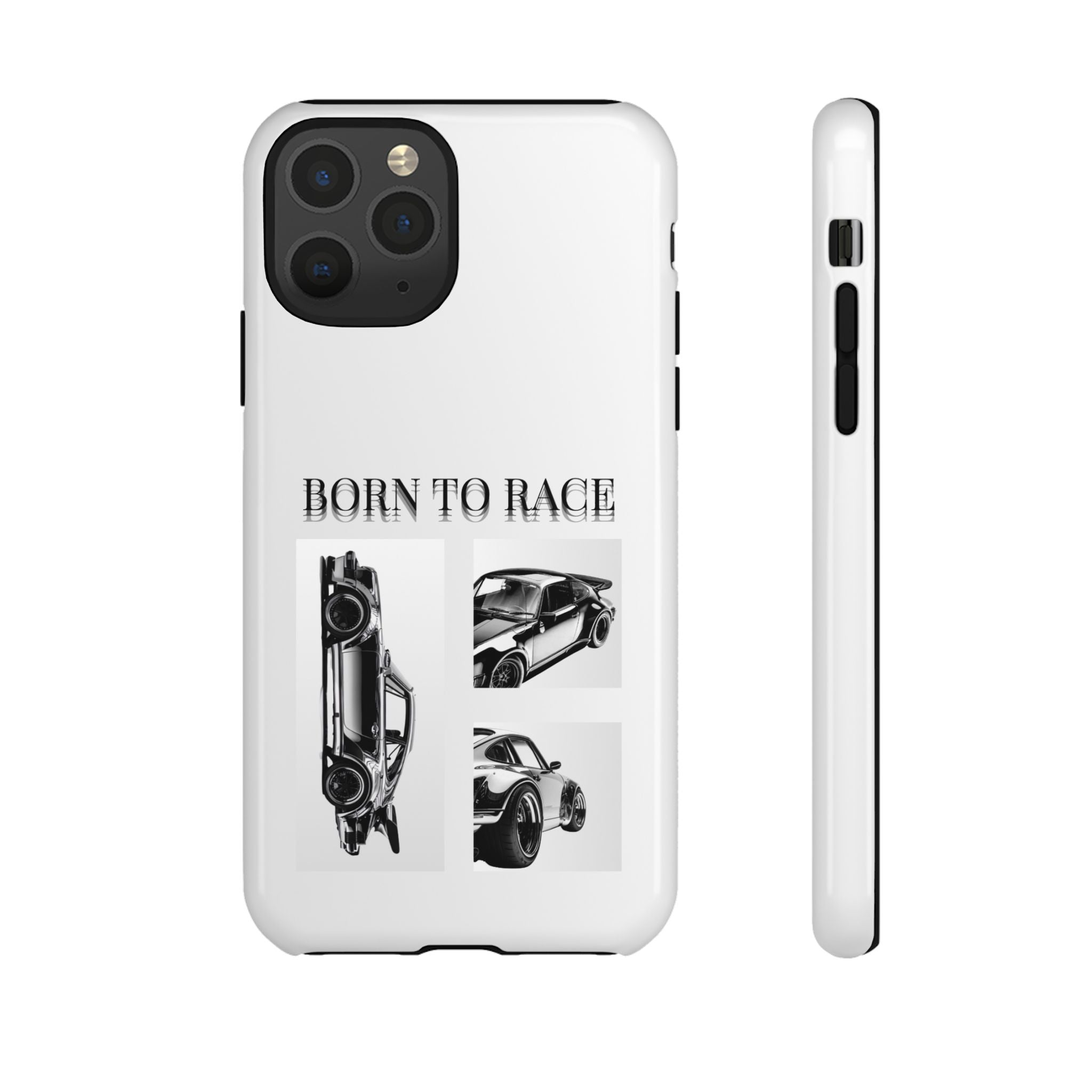 Phone Case - "Born to Race" Vintage Car Racing Graphic