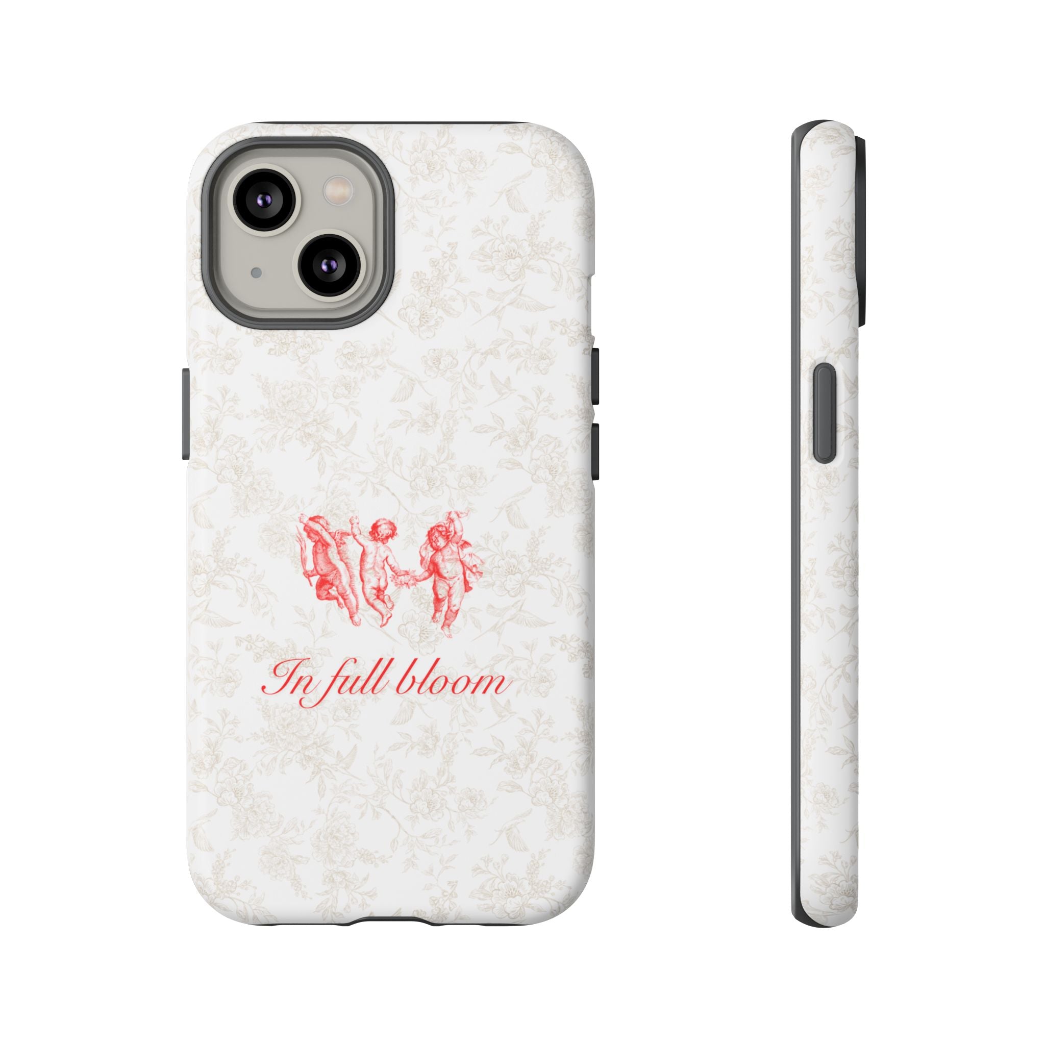 Vintage Floral Phone Case — "In Full Bloom" Tough Case