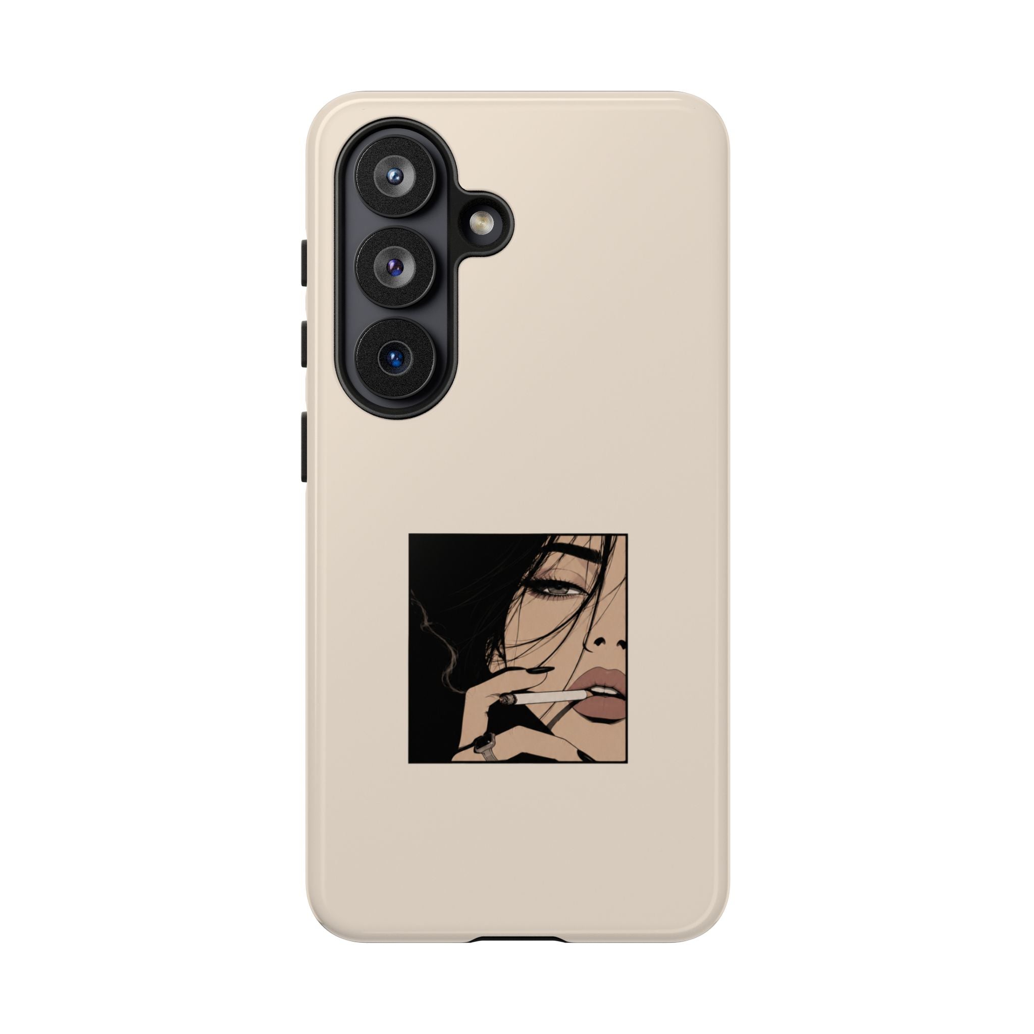 Minimalist Femme Portrait Protective Phone Case