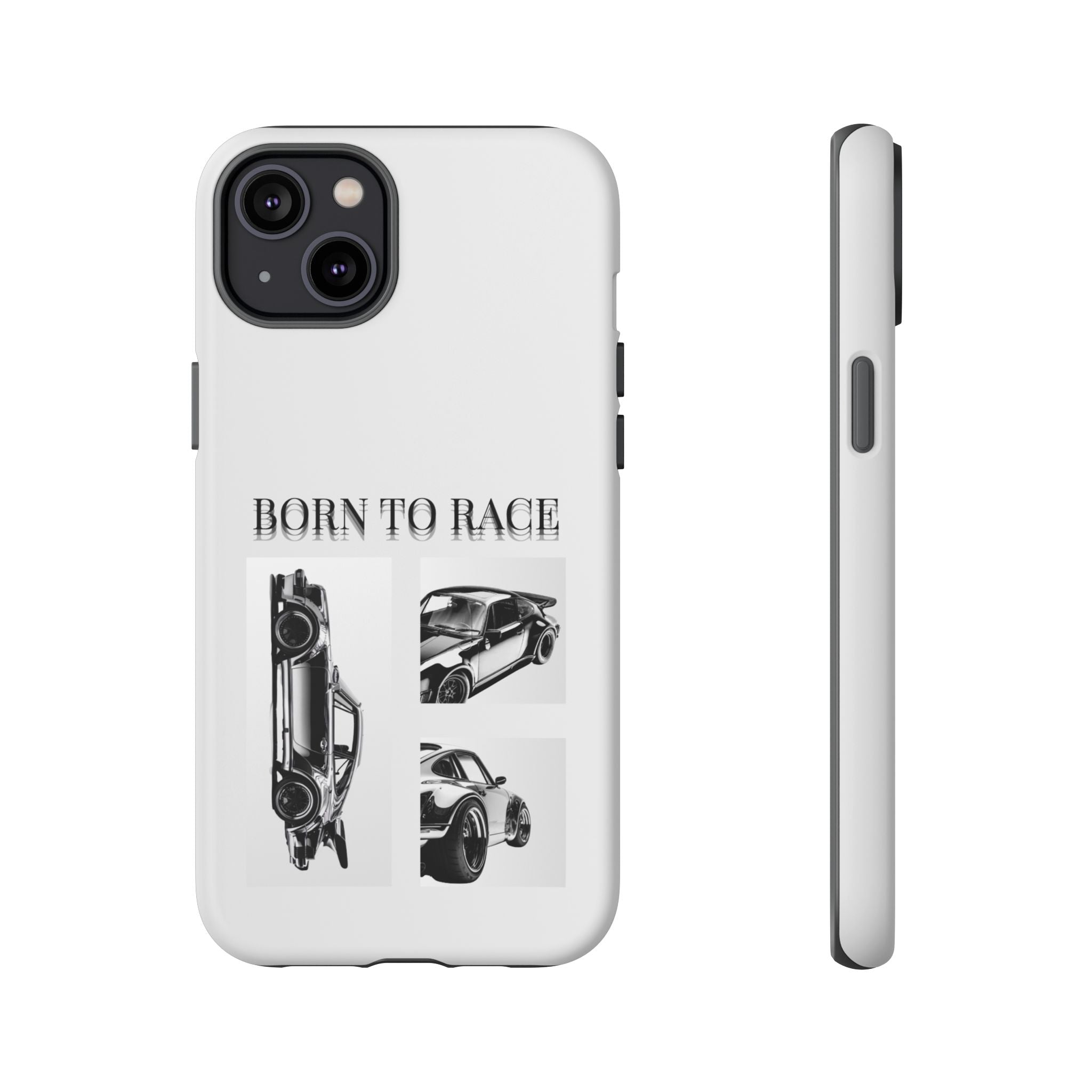 Phone Case - "Born to Race" Vintage Car Racing Graphic