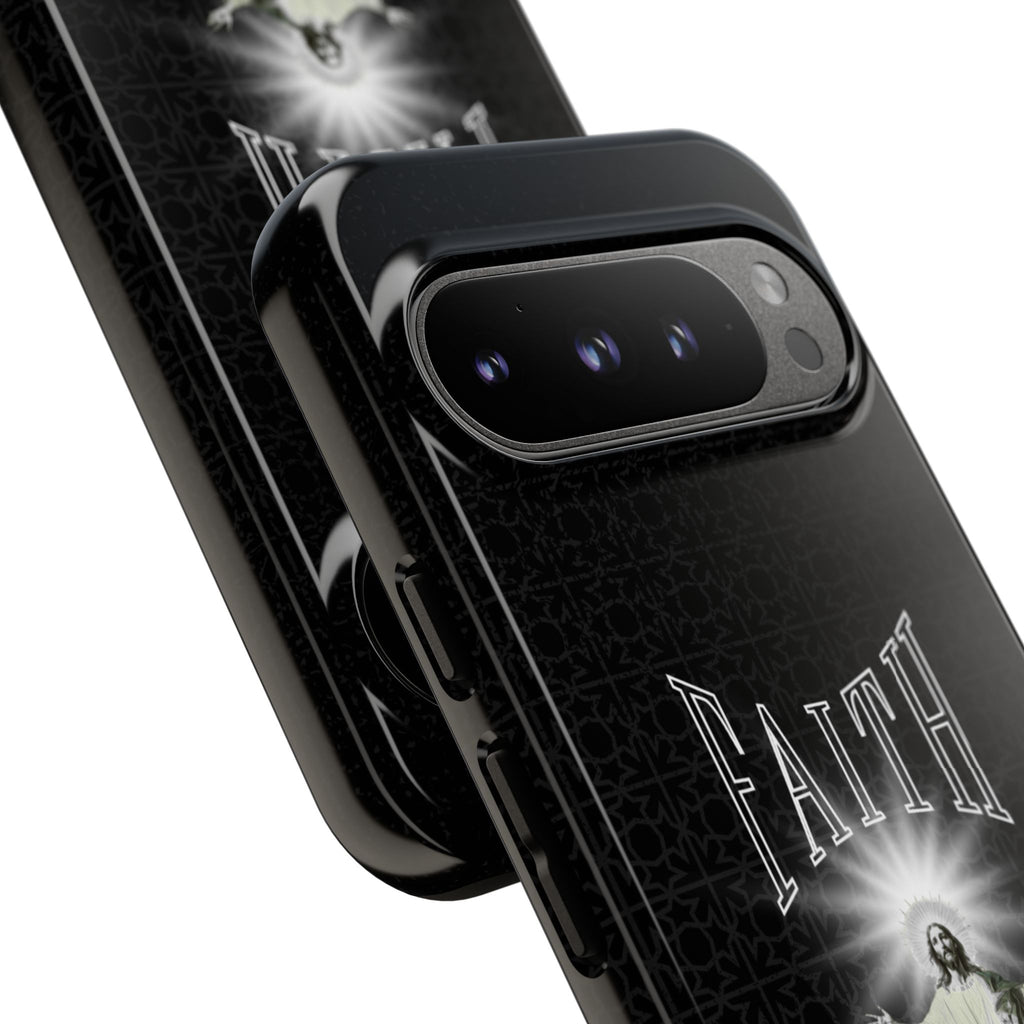 Faith Phone Case — Religious Jesus Graphic Tough Phone Cover
