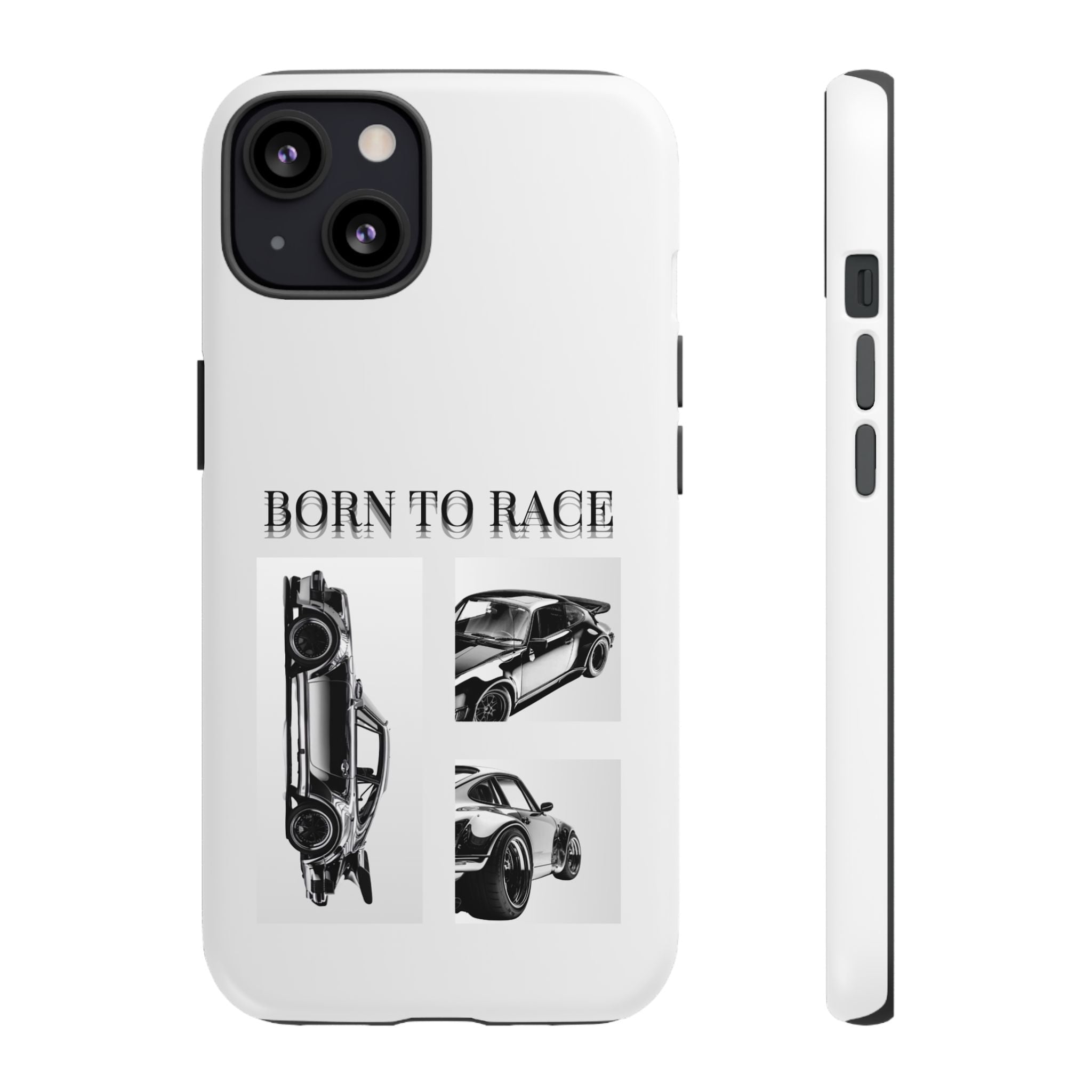 Phone Case - "Born to Race" Vintage Car Racing Graphic