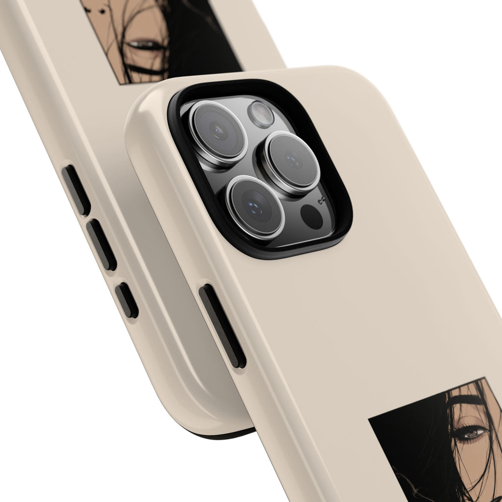 Minimalist Femme Portrait Protective Phone Case