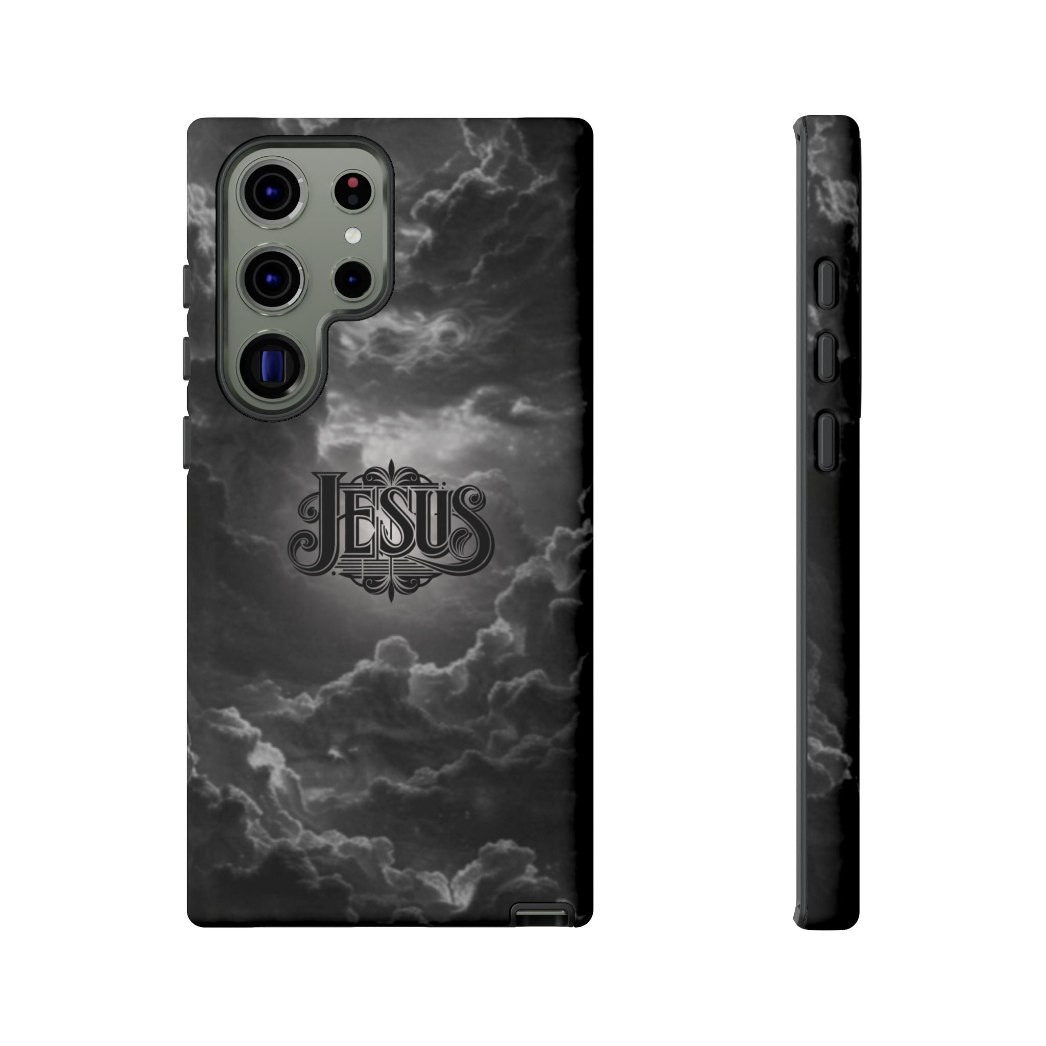 Jesus Cloud Phone Case – Christian Faith Protective iPhone Case