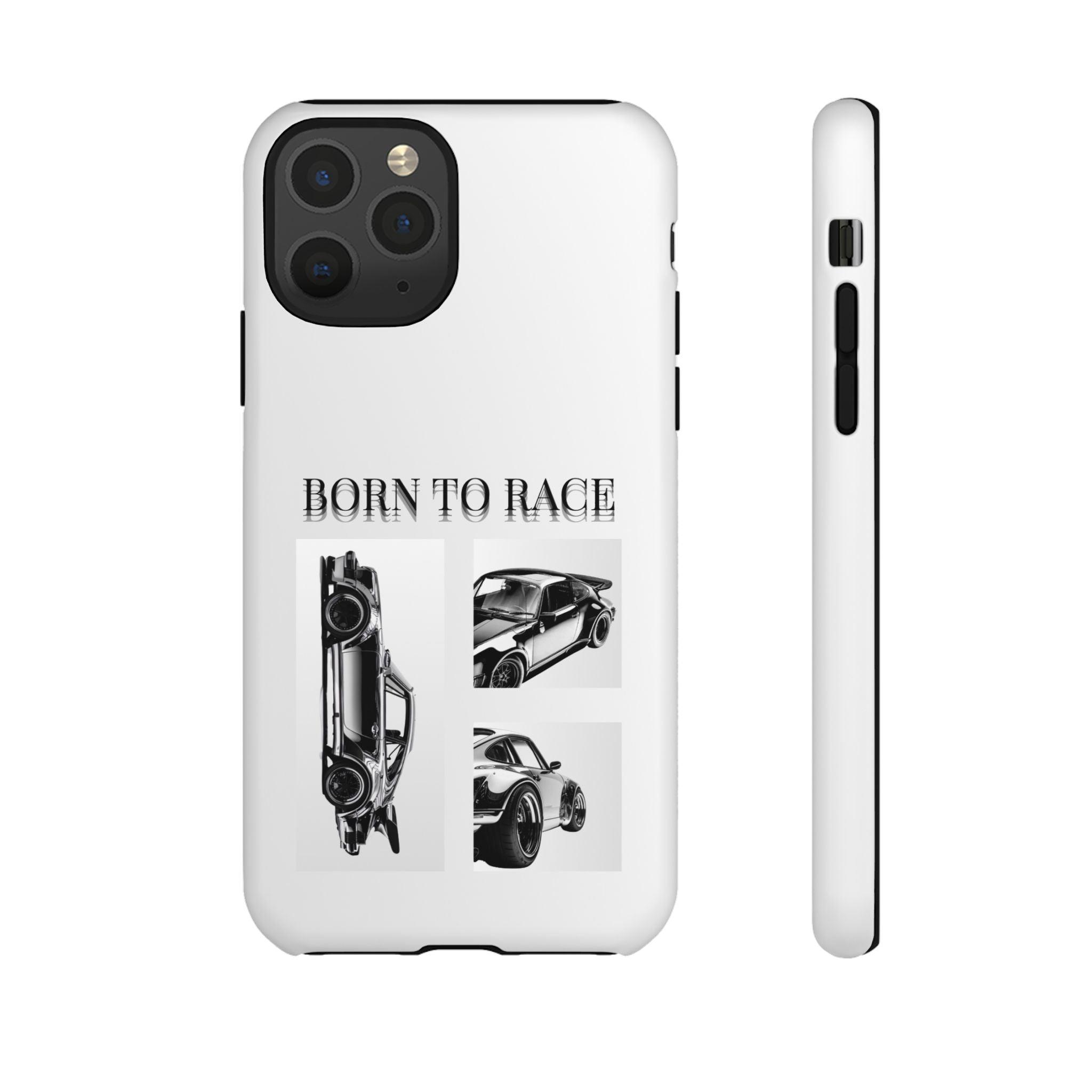 Phone Case - "Born to Race" Vintage Car Racing Graphic