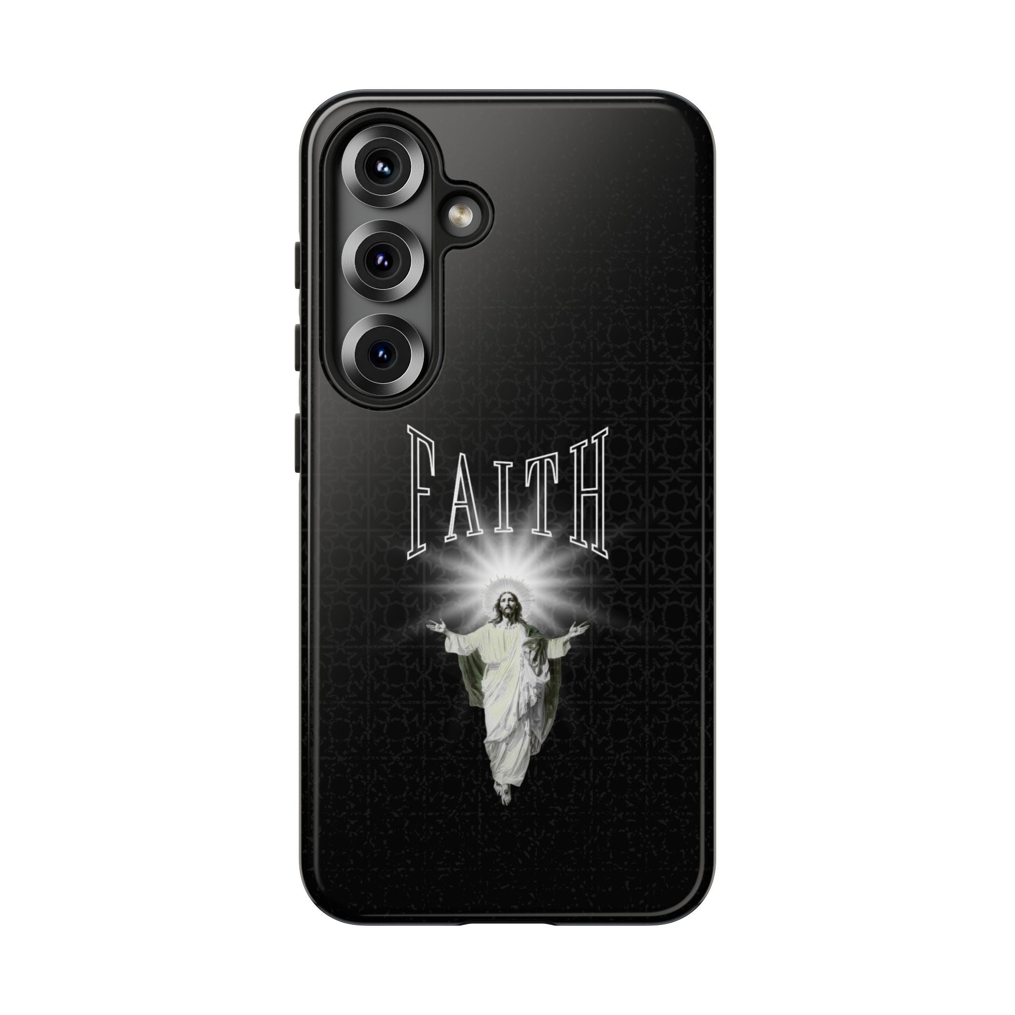 Faith Phone Case — Religious Jesus Graphic Tough Phone Cover