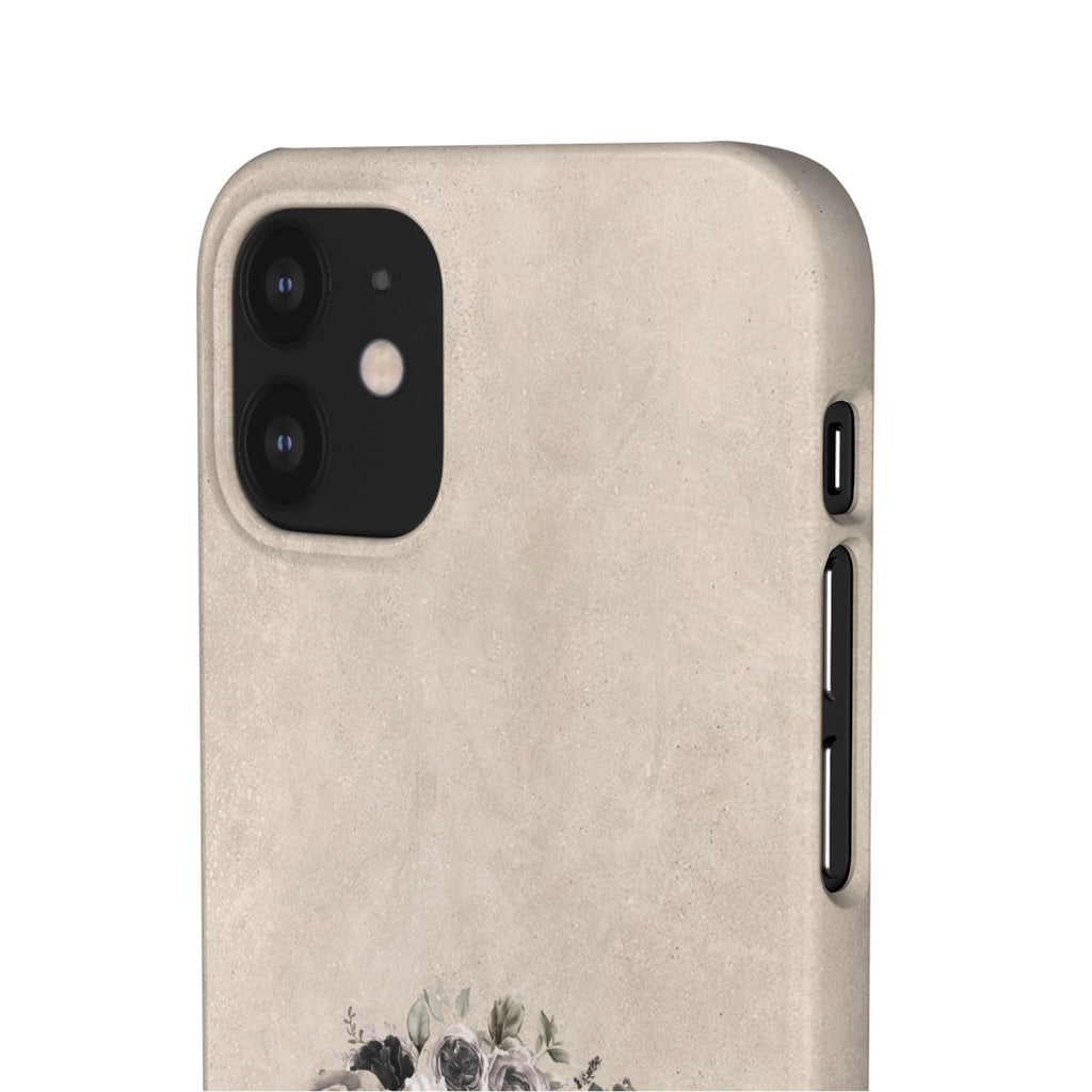 Vintage Madonna Floral Phone Case — Religious iPhone Snap Case