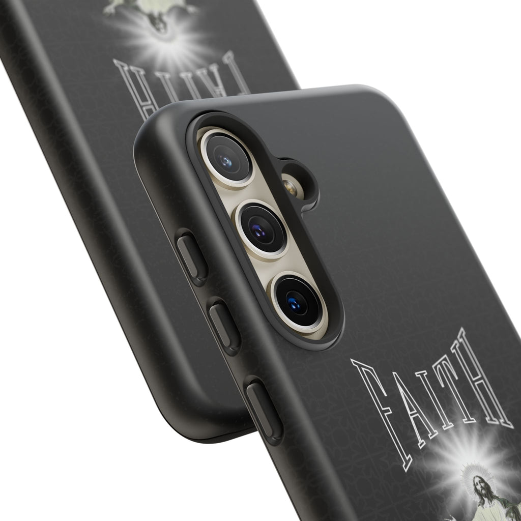 Faith Phone Case — Religious Jesus Graphic Tough Phone Cover