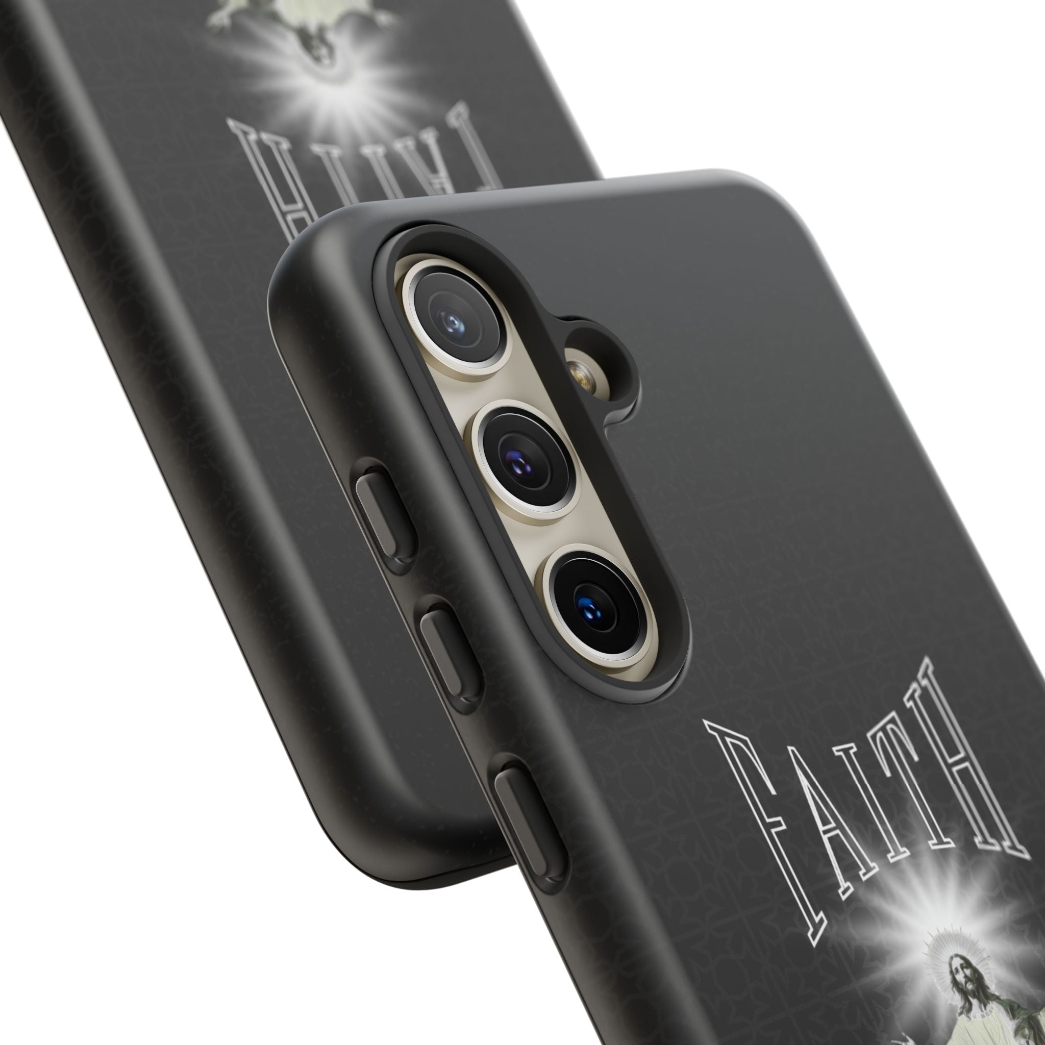 Faith Phone Case — Religious Jesus Graphic Tough Phone Cover