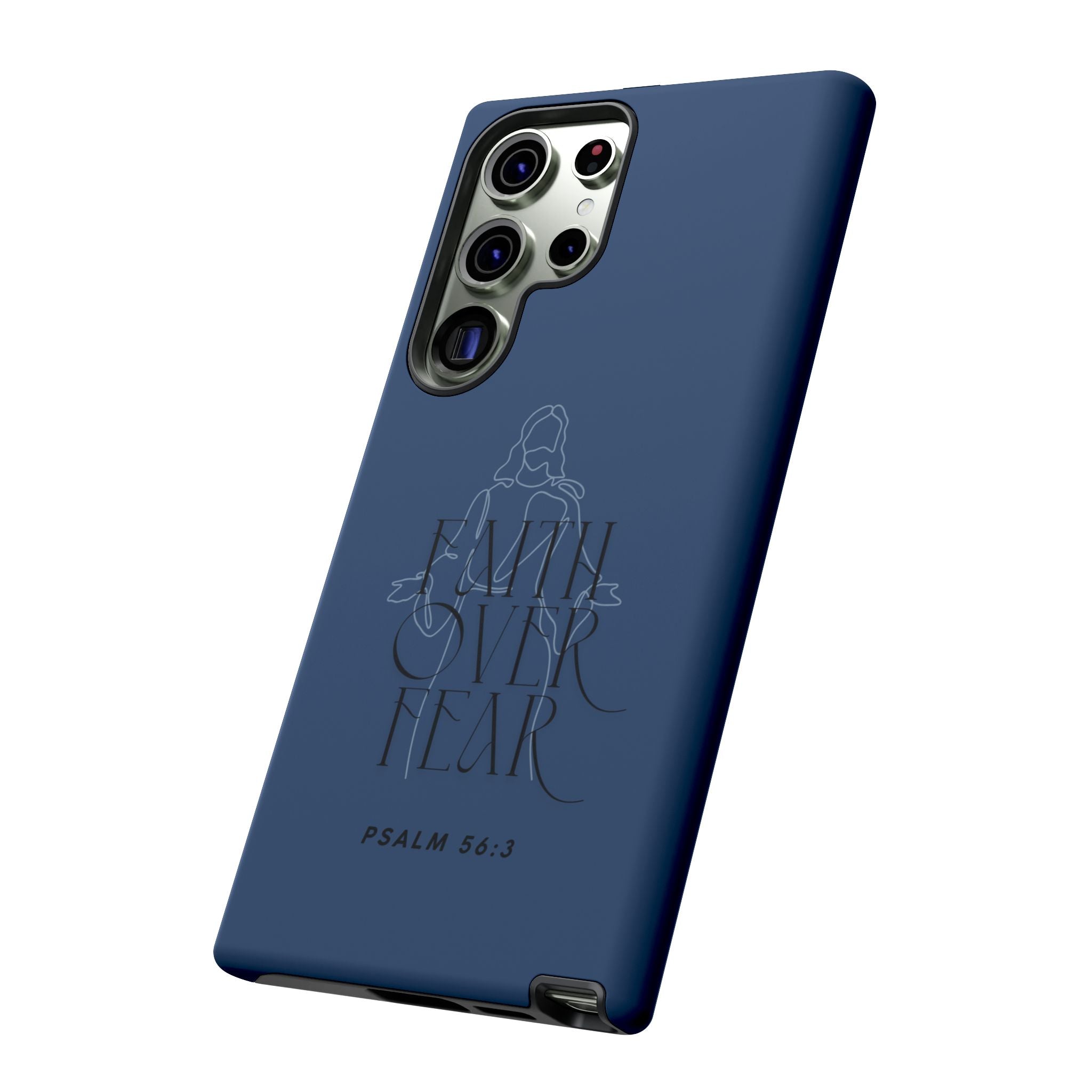 Faith Over Fear — Psalm 56:3 Christian Tough Phone Case