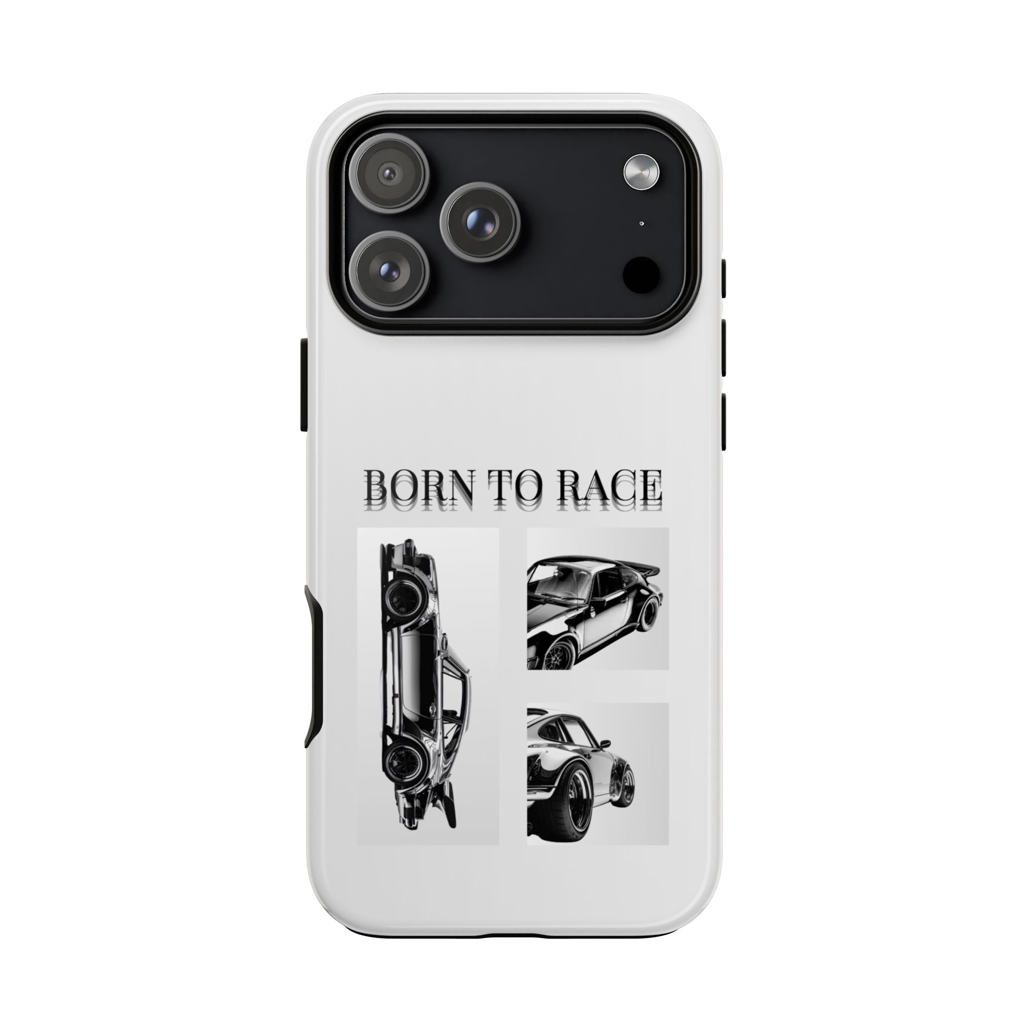 Phone Case - "Born to Race" Vintage Car Racing Graphic