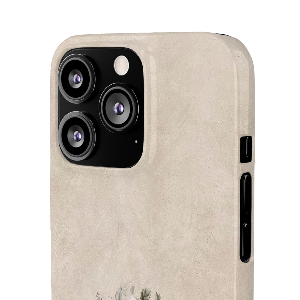 Vintage Madonna Floral Phone Case — Religious iPhone Snap Case