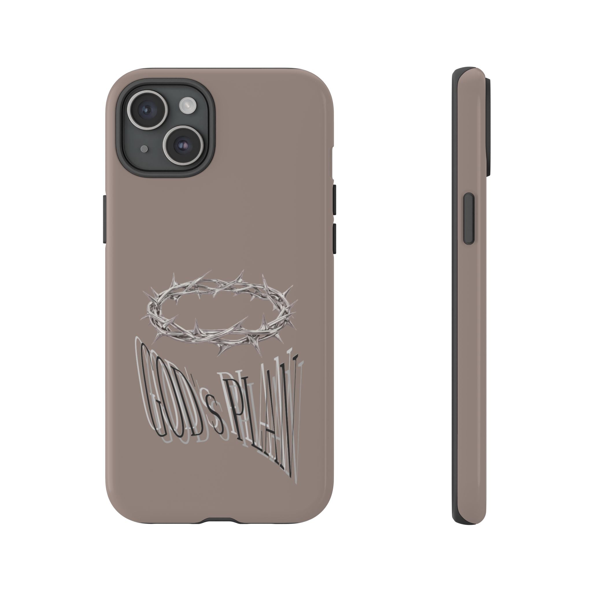 Phone Case — "God's Plan" Crown of Thorns Protective Cover