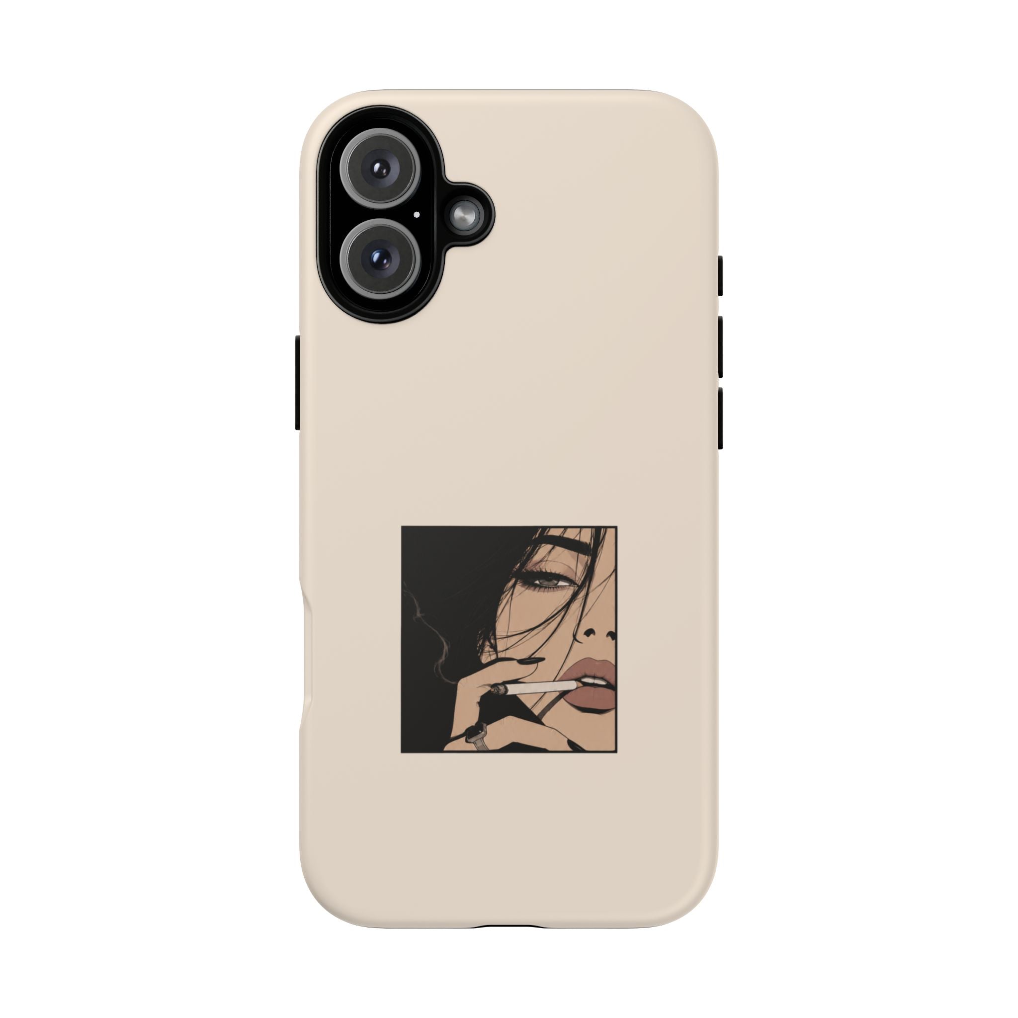 Minimalist Femme Portrait Protective Phone Case