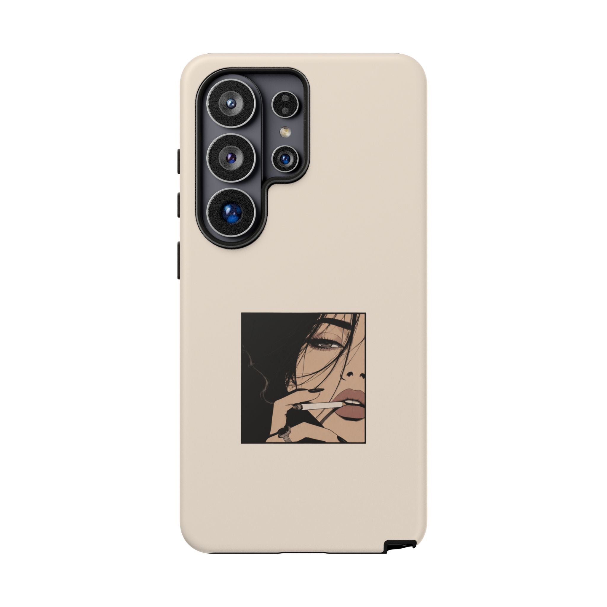 Minimalist Femme Portrait Protective Phone Case