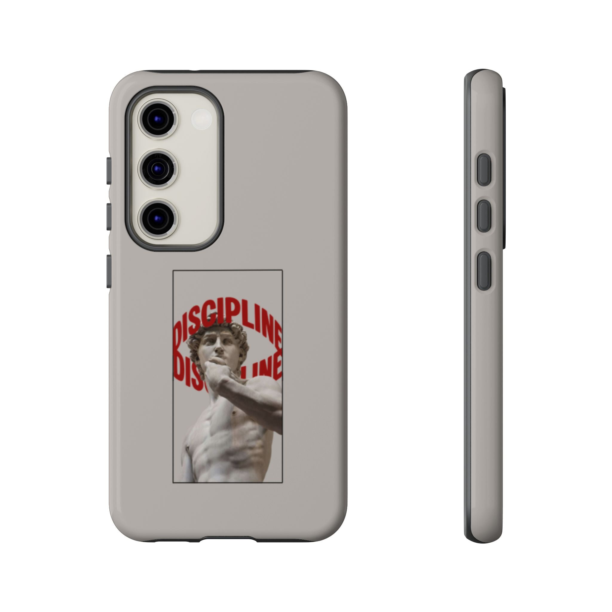 Phone Case — 'Discipline' Statue Graphic Protective Cover