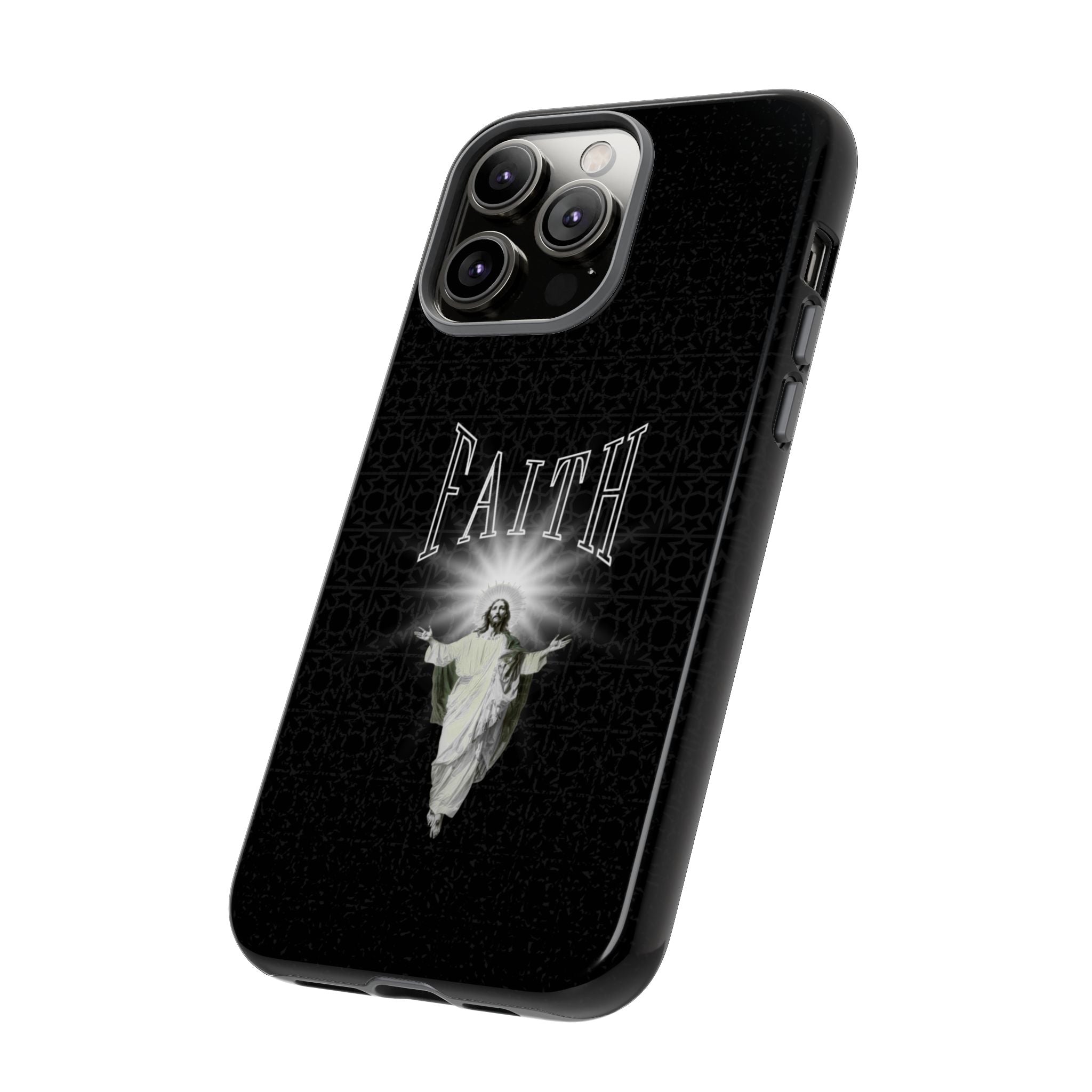 Faith Phone Case — Religious Jesus Graphic Tough Phone Cover