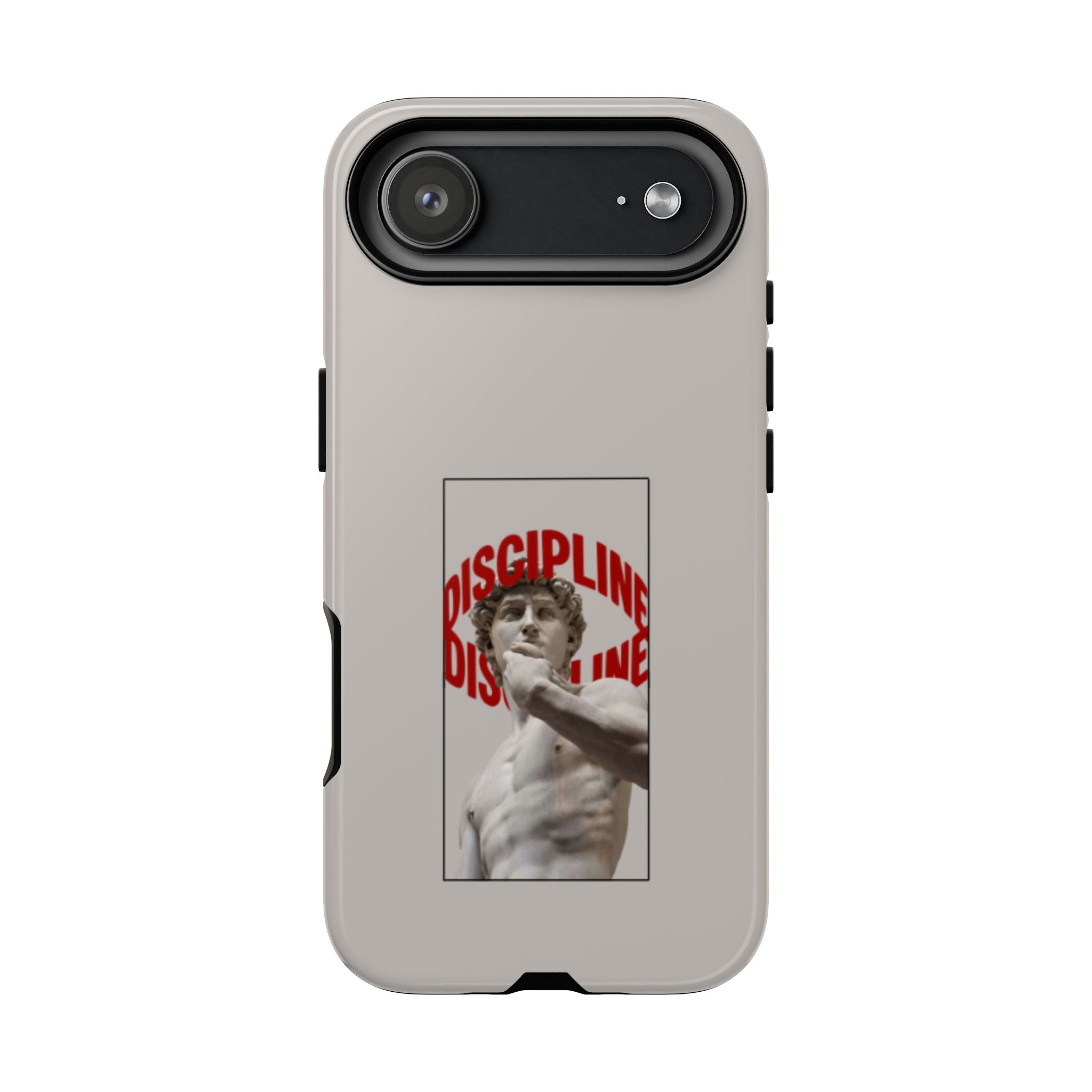 Phone Case — 'Discipline' Statue Graphic Protective Cover