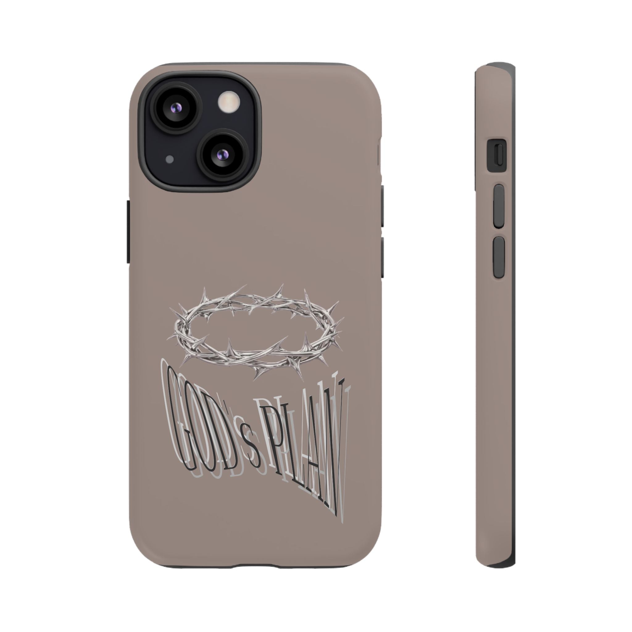 Phone Case — "God's Plan" Crown of Thorns Protective Cover