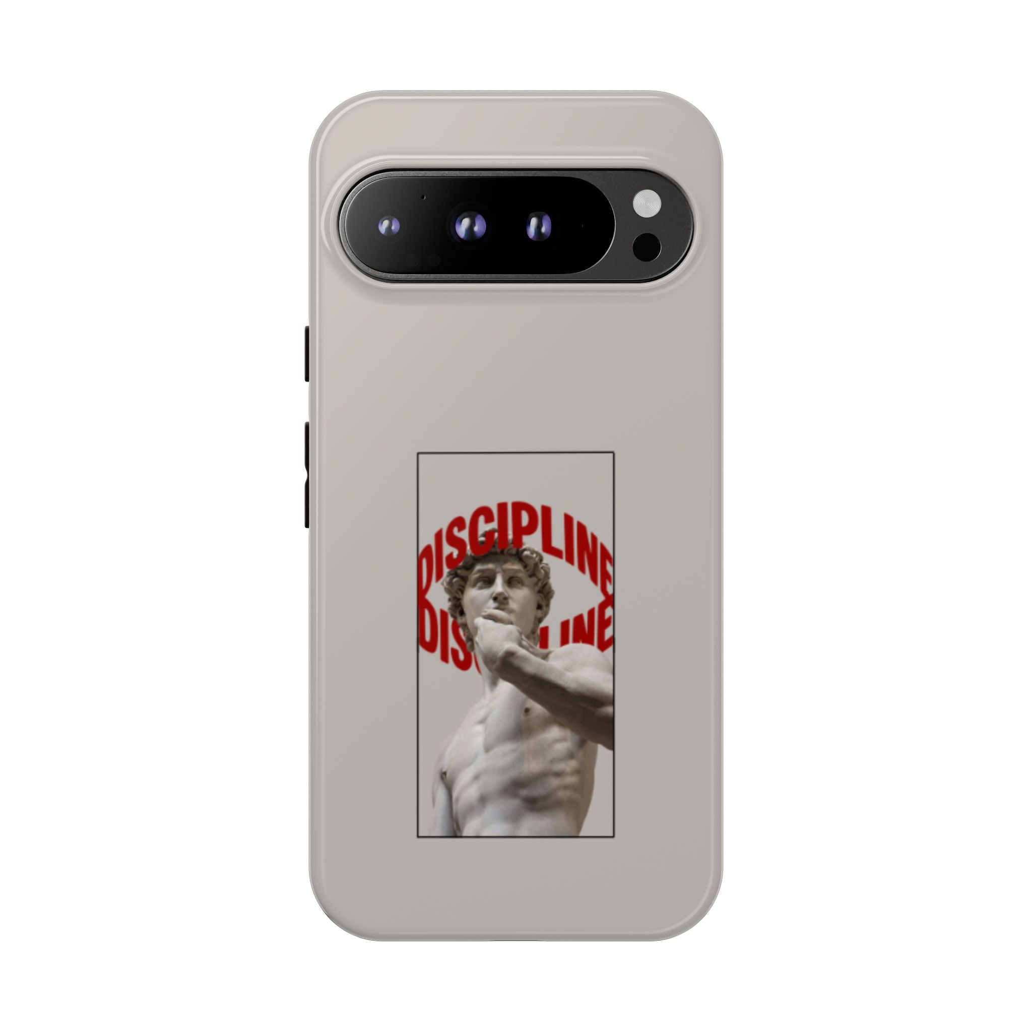 Phone Case — 'Discipline' Statue Graphic Protective Cover