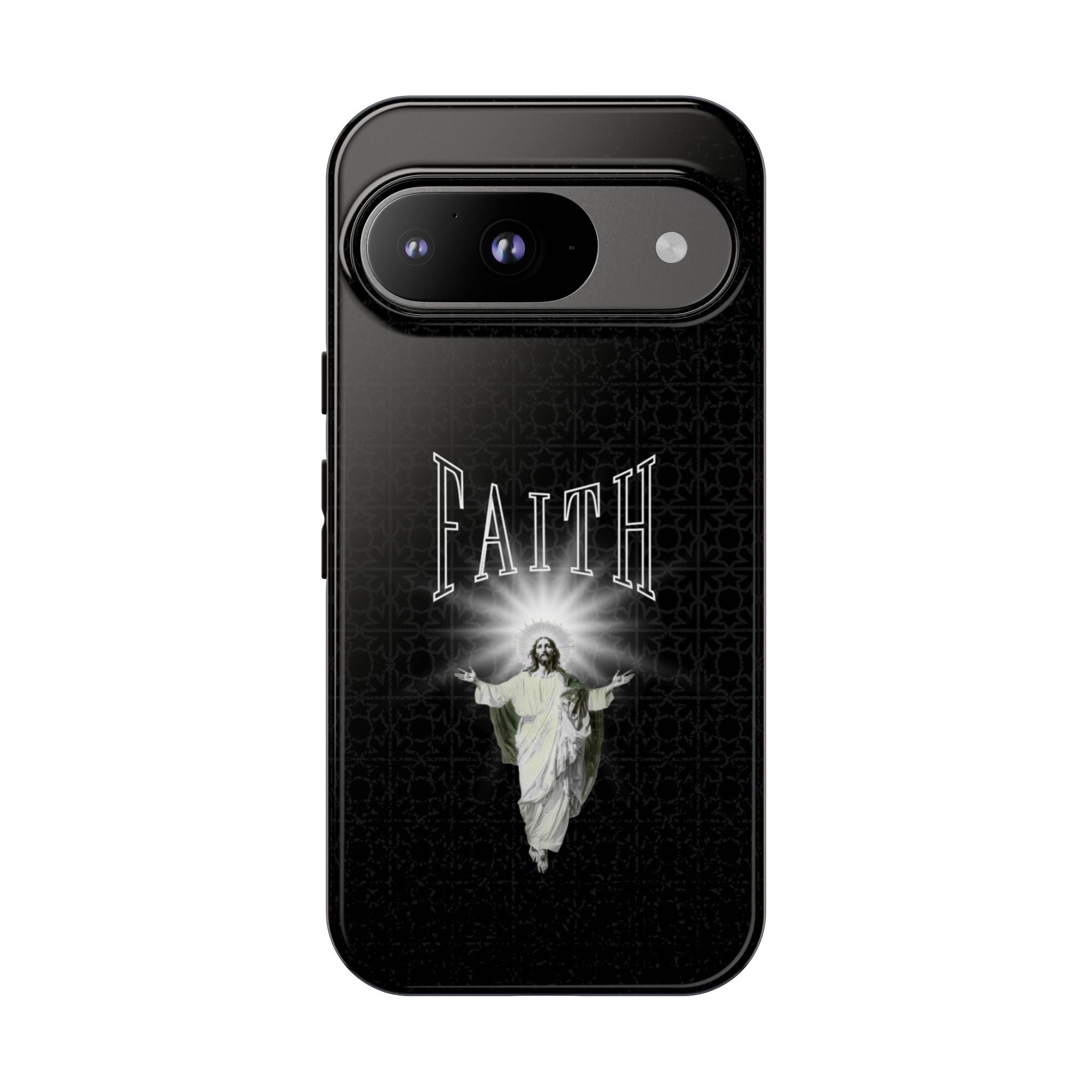 Faith Phone Case — Religious Jesus Graphic Tough Phone Cover