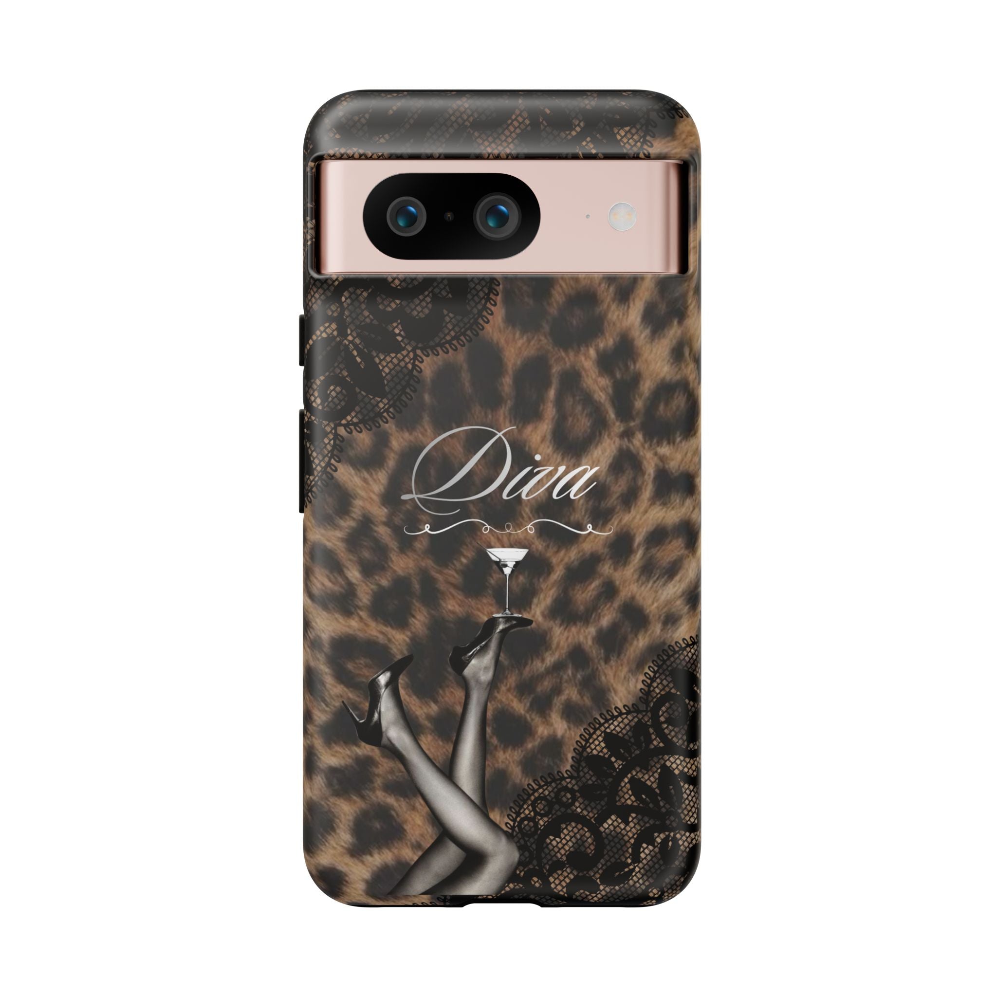 Leopard Lace 'Diva' Tough Phone Case