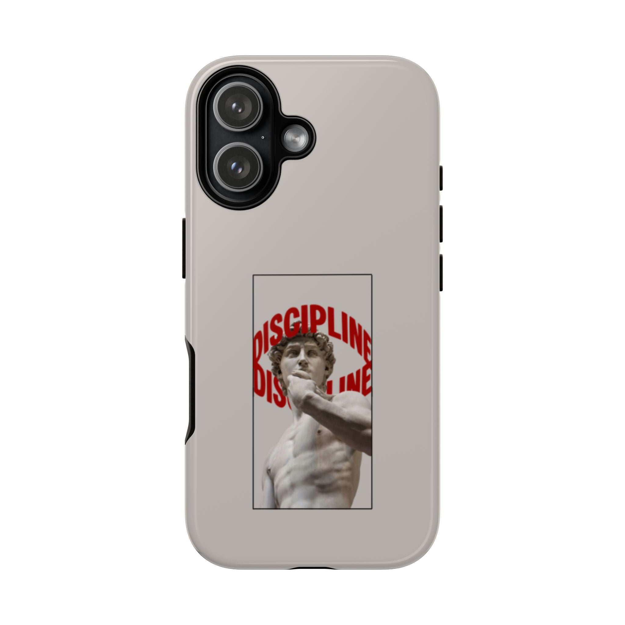 Phone Case — 'Discipline' Statue Graphic Protective Cover