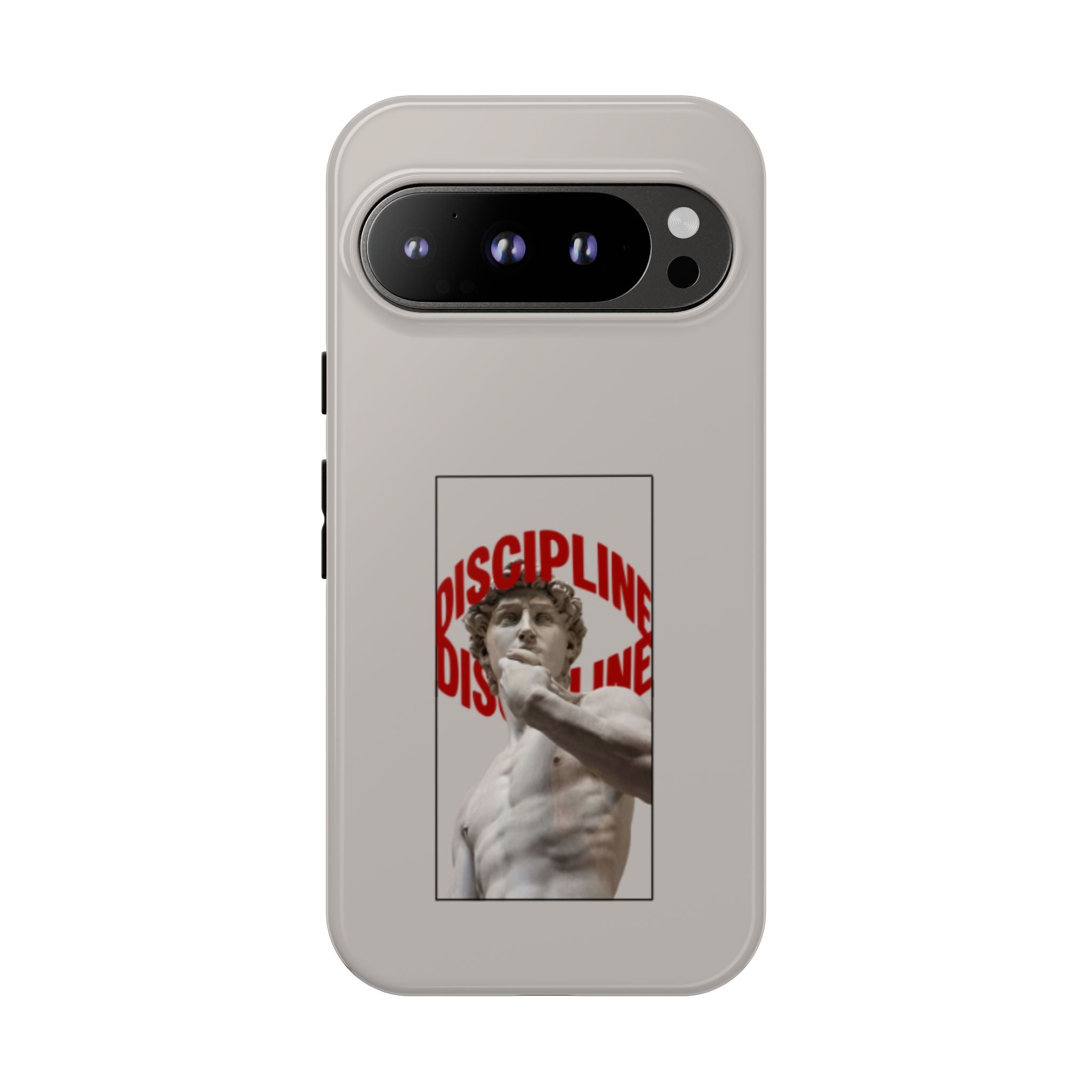 Phone Case — 'Discipline' Statue Graphic Protective Cover
