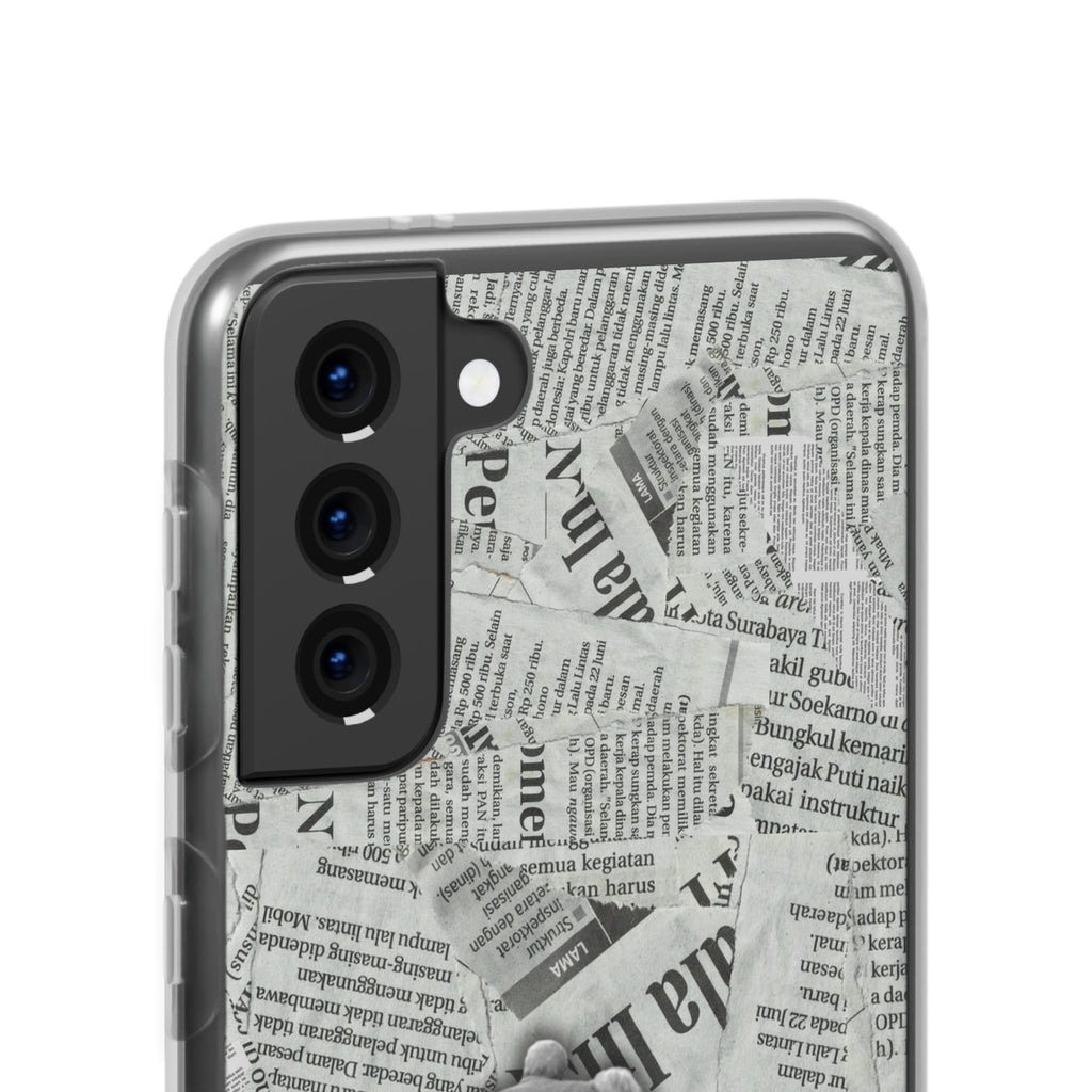 Newspaper Collage 'Until The End' Phone Case - Romantic Vintage iPhone Cover