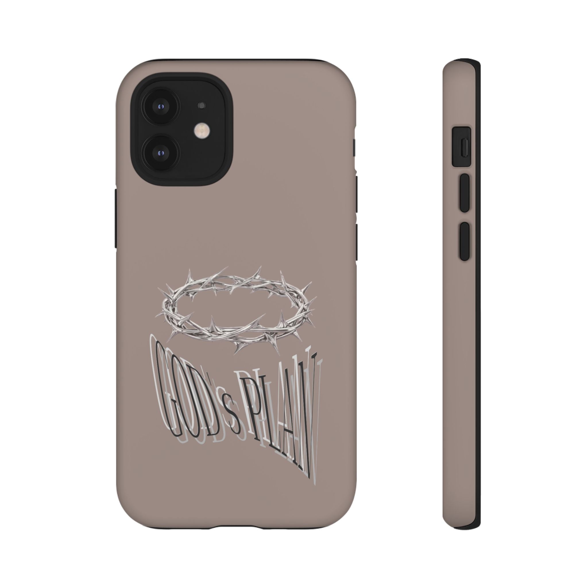 Phone Case — "God's Plan" Crown of Thorns Protective Cover