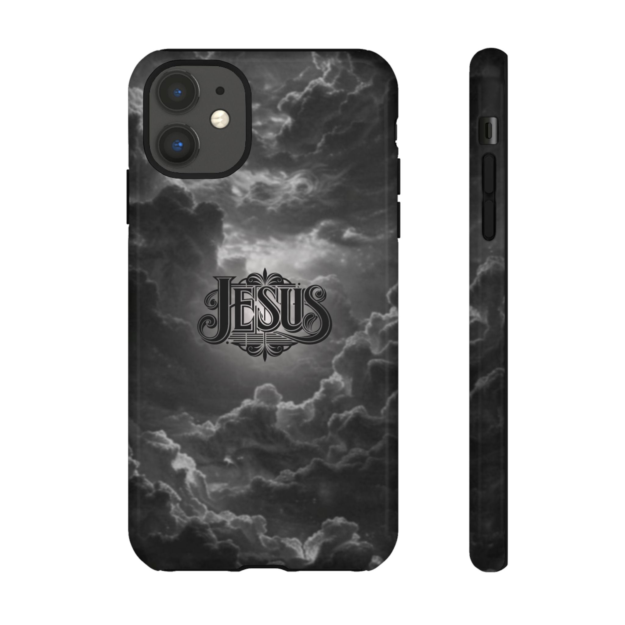 Jesus Cloud Phone Case – Christian Faith Protective iPhone Case