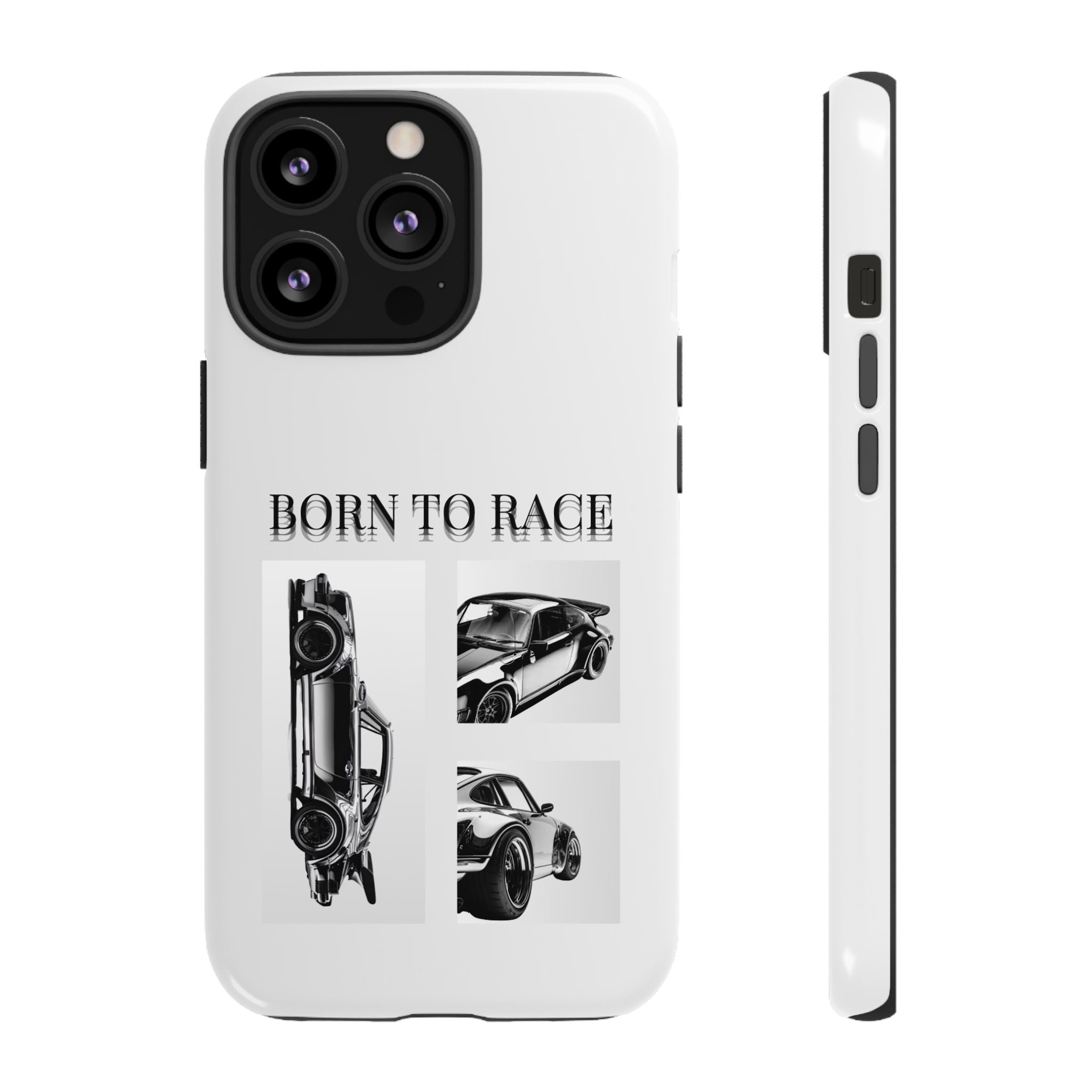 Phone Case - "Born to Race" Vintage Car Racing Graphic