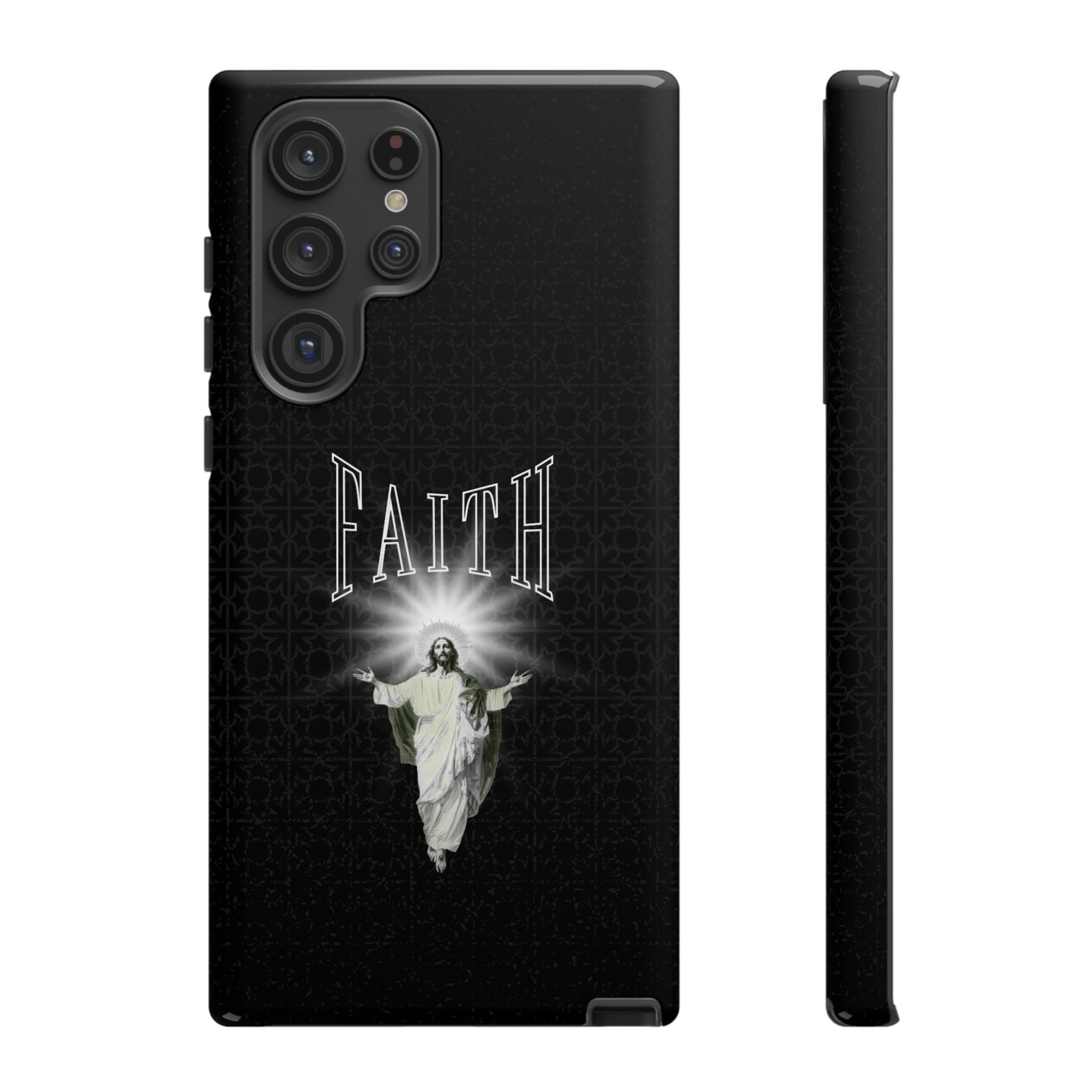 Faith Phone Case — Religious Jesus Graphic Tough Phone Cover