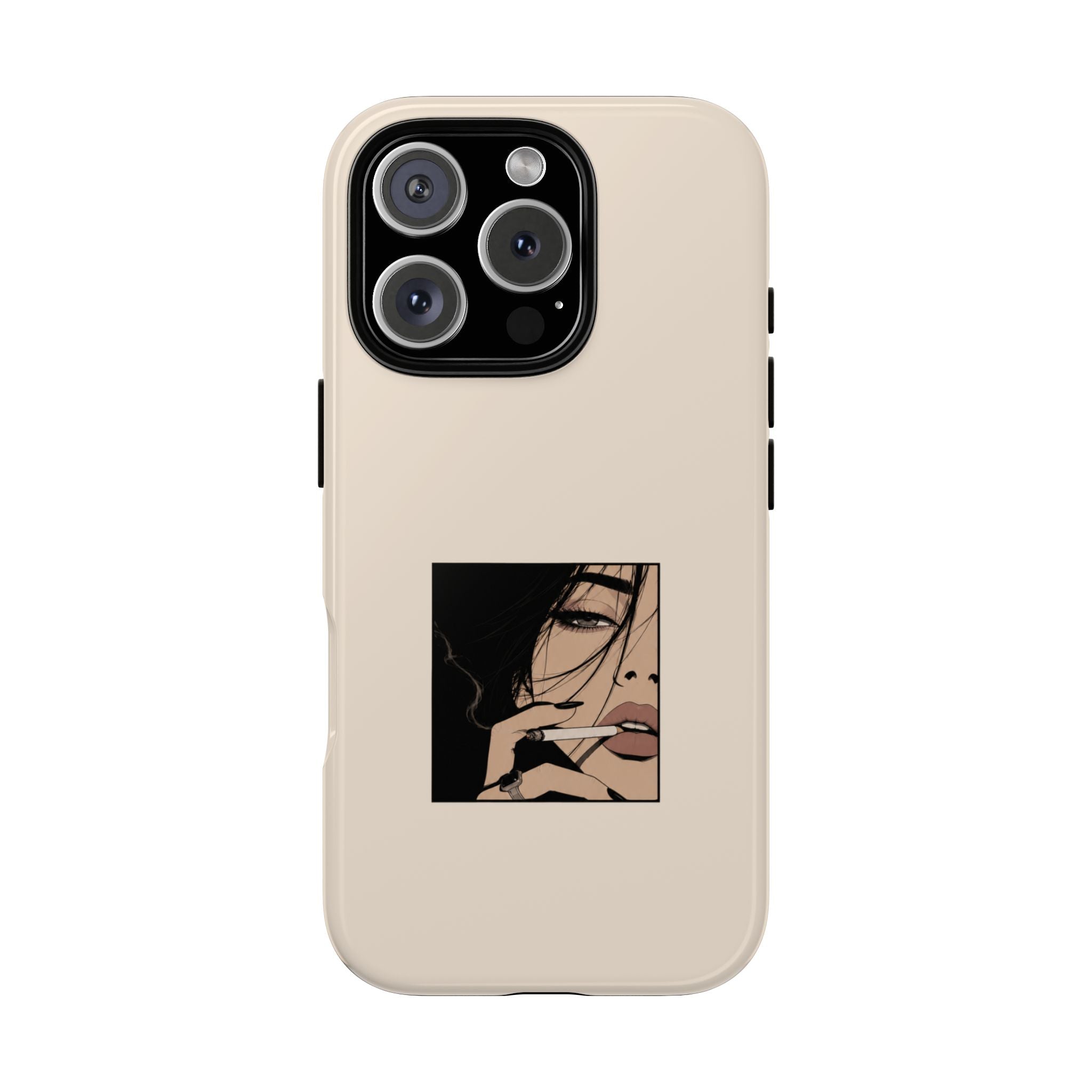 Minimalist Femme Portrait Protective Phone Case