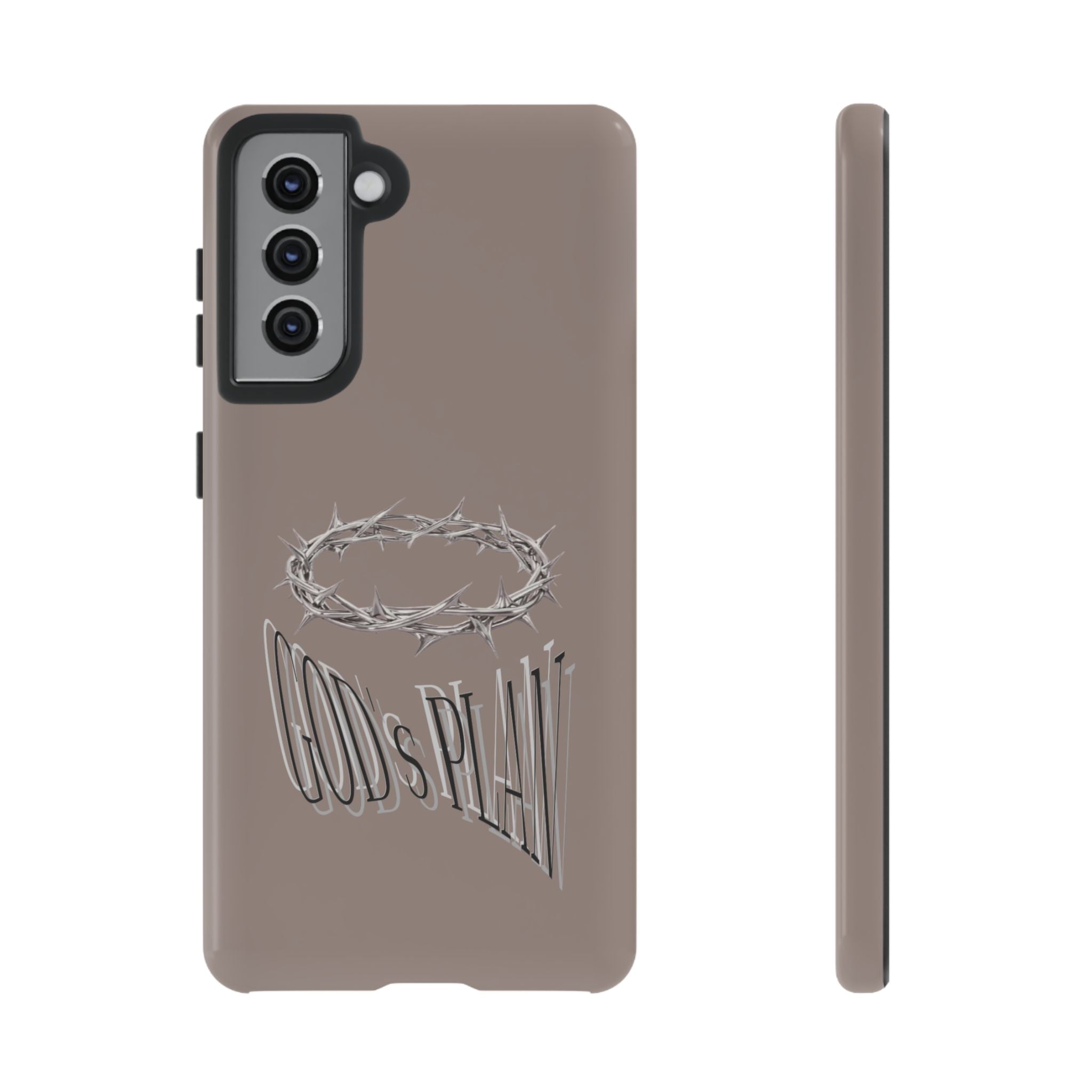 Phone Case — "God's Plan" Crown of Thorns Protective Cover