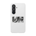 Anime Eyes Illustration Phone Case - Moody Black & White Flexi Case