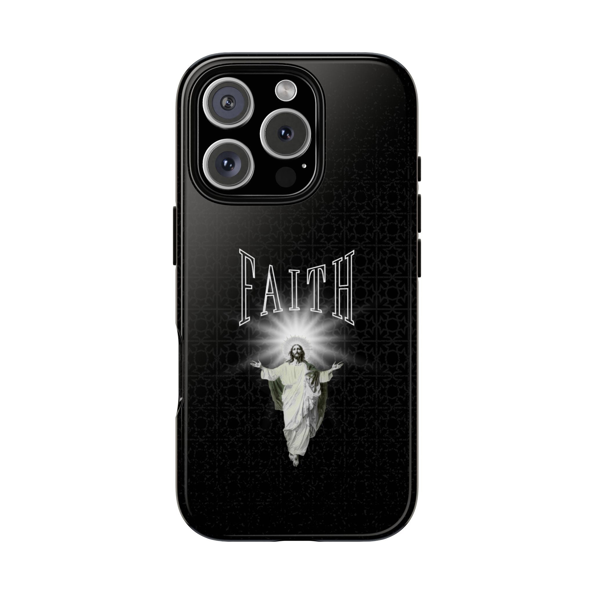 Faith Phone Case — Religious Jesus Graphic Tough Phone Cover