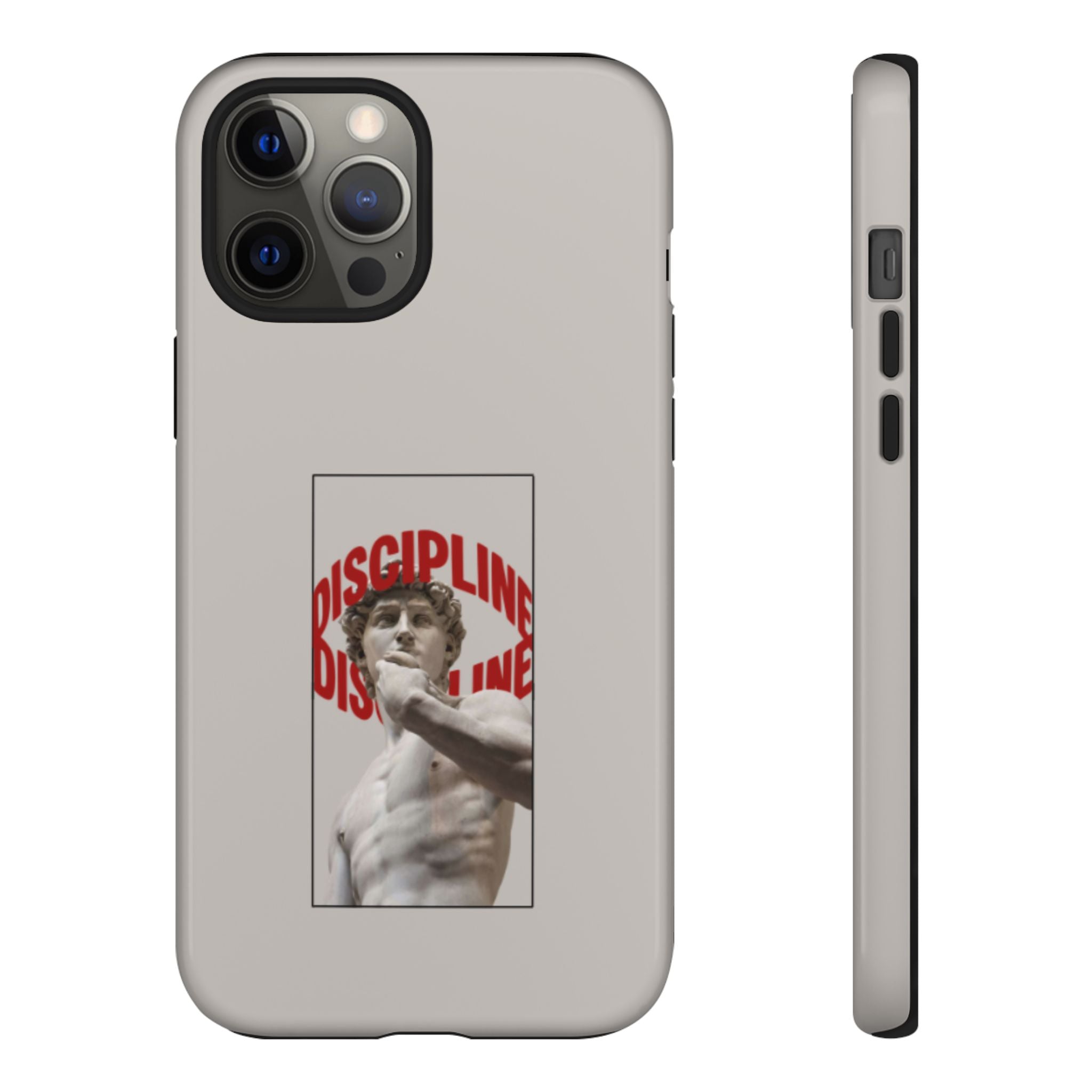 Phone Case — 'Discipline' Statue Graphic Protective Cover