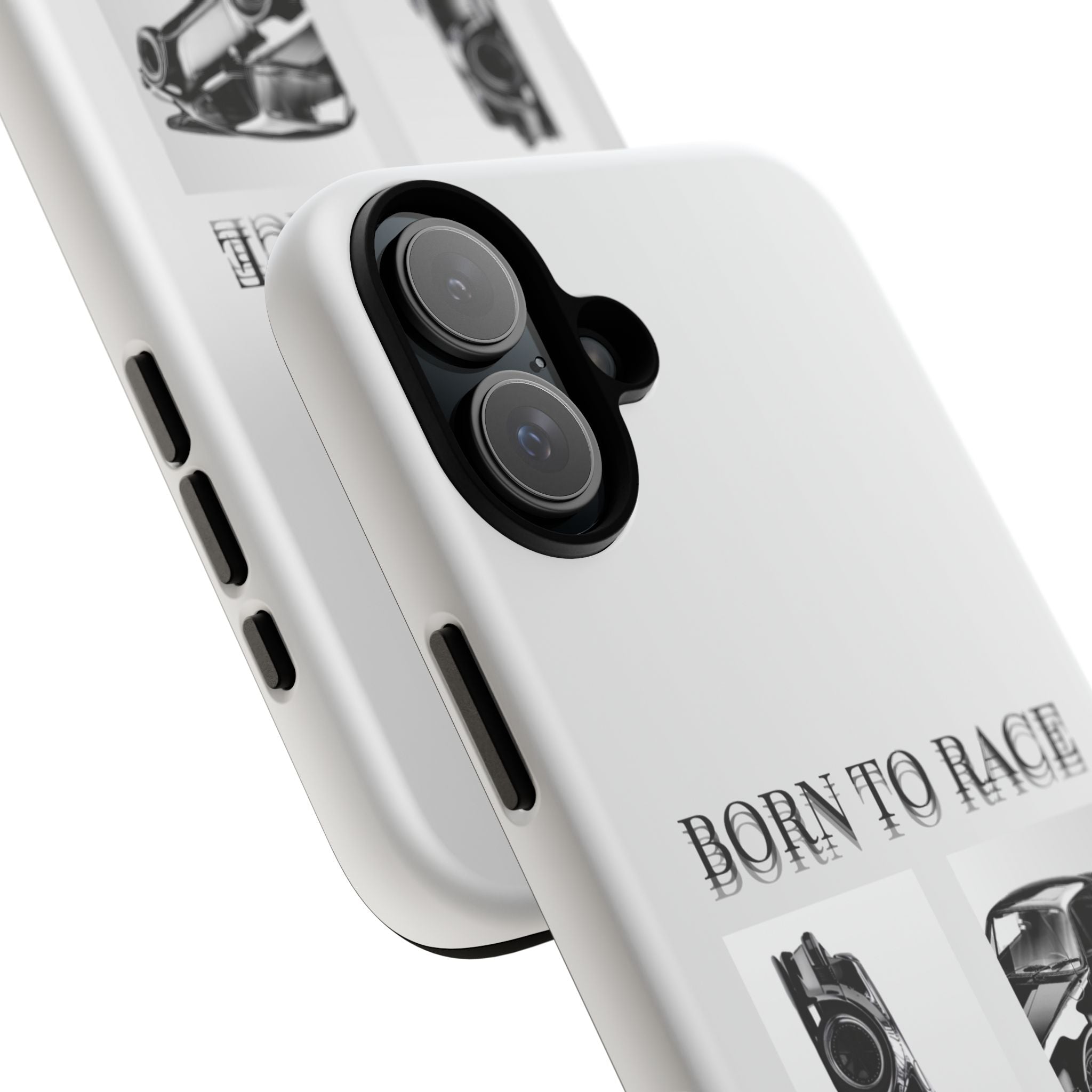 Phone Case - "Born to Race" Vintage Car Racing Graphic