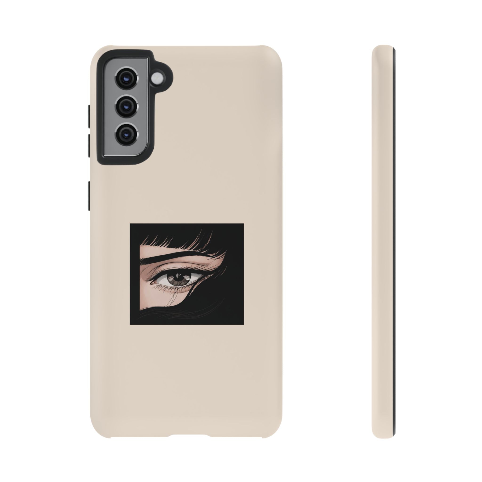 Minimal Eyelash Eye Art Protective Tough Case
