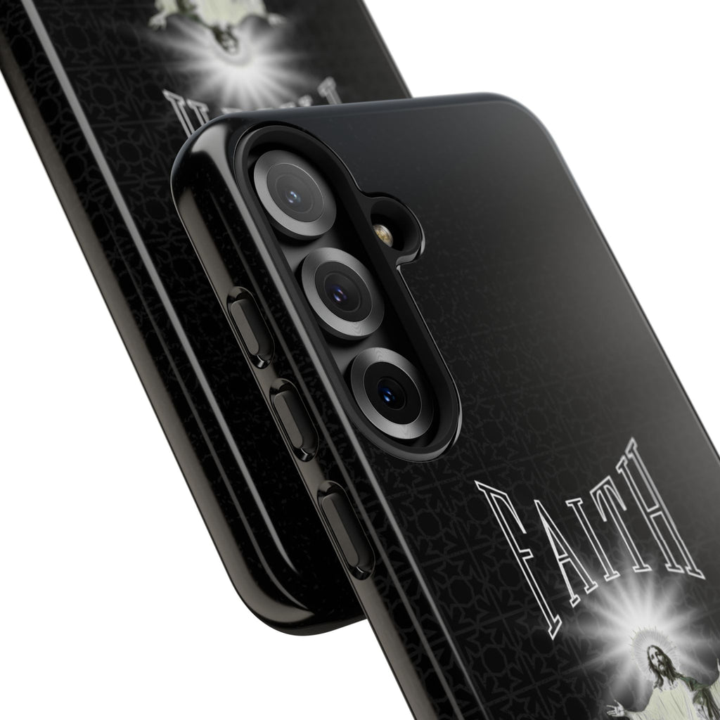 Faith Phone Case — Religious Jesus Graphic Tough Phone Cover