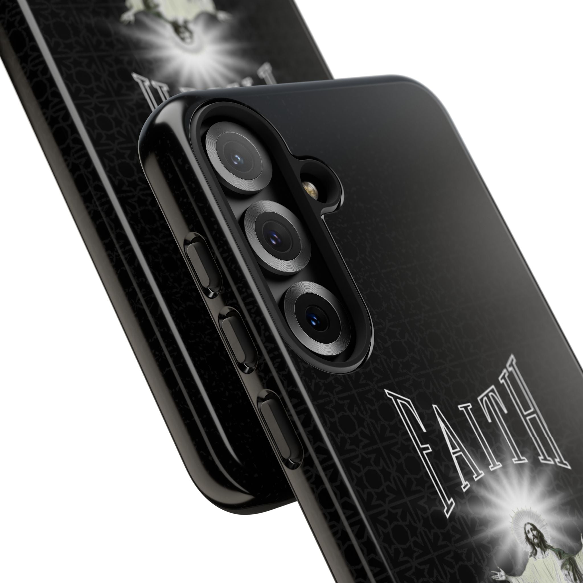 Faith Phone Case — Religious Jesus Graphic Tough Phone Cover