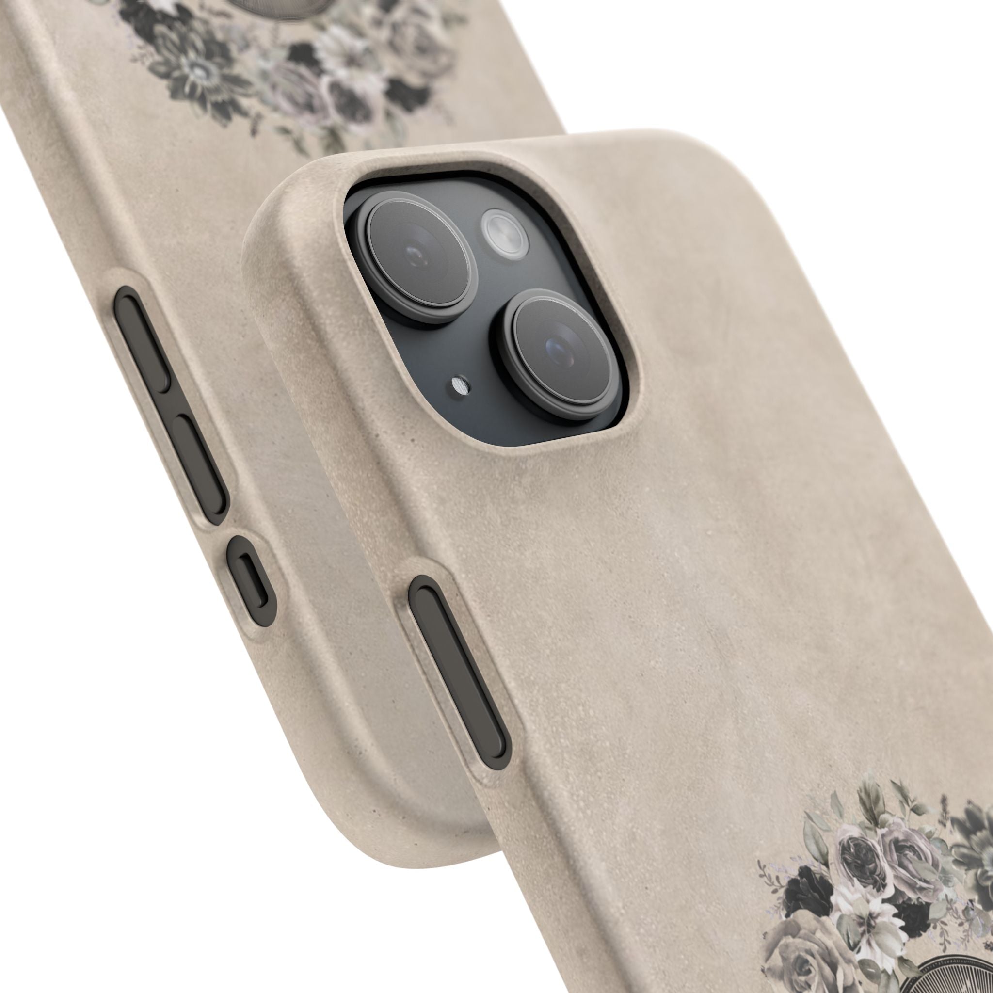 Vintage Madonna Floral Phone Case — Religious iPhone Snap Case