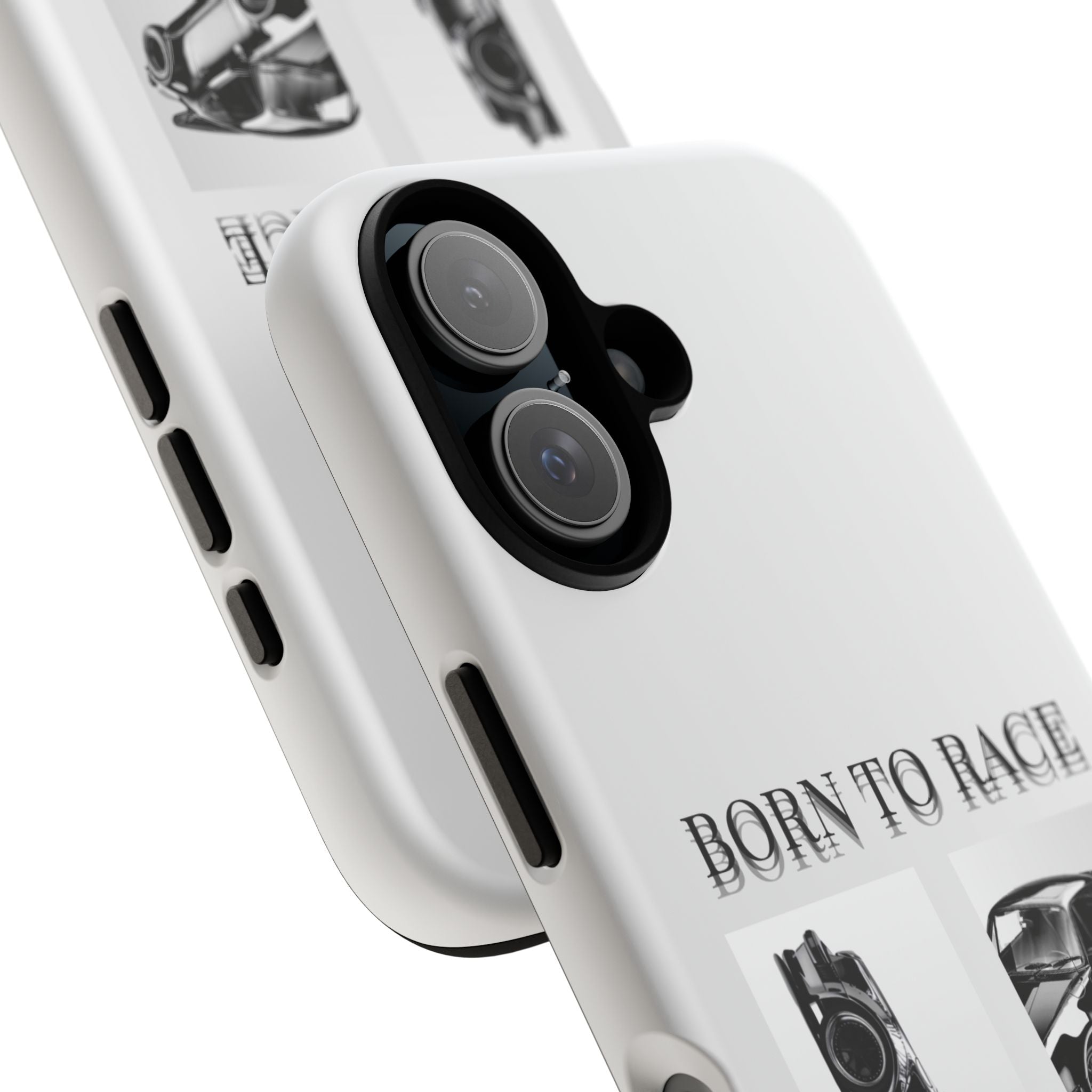 Phone Case - "Born to Race" Vintage Car Racing Graphic