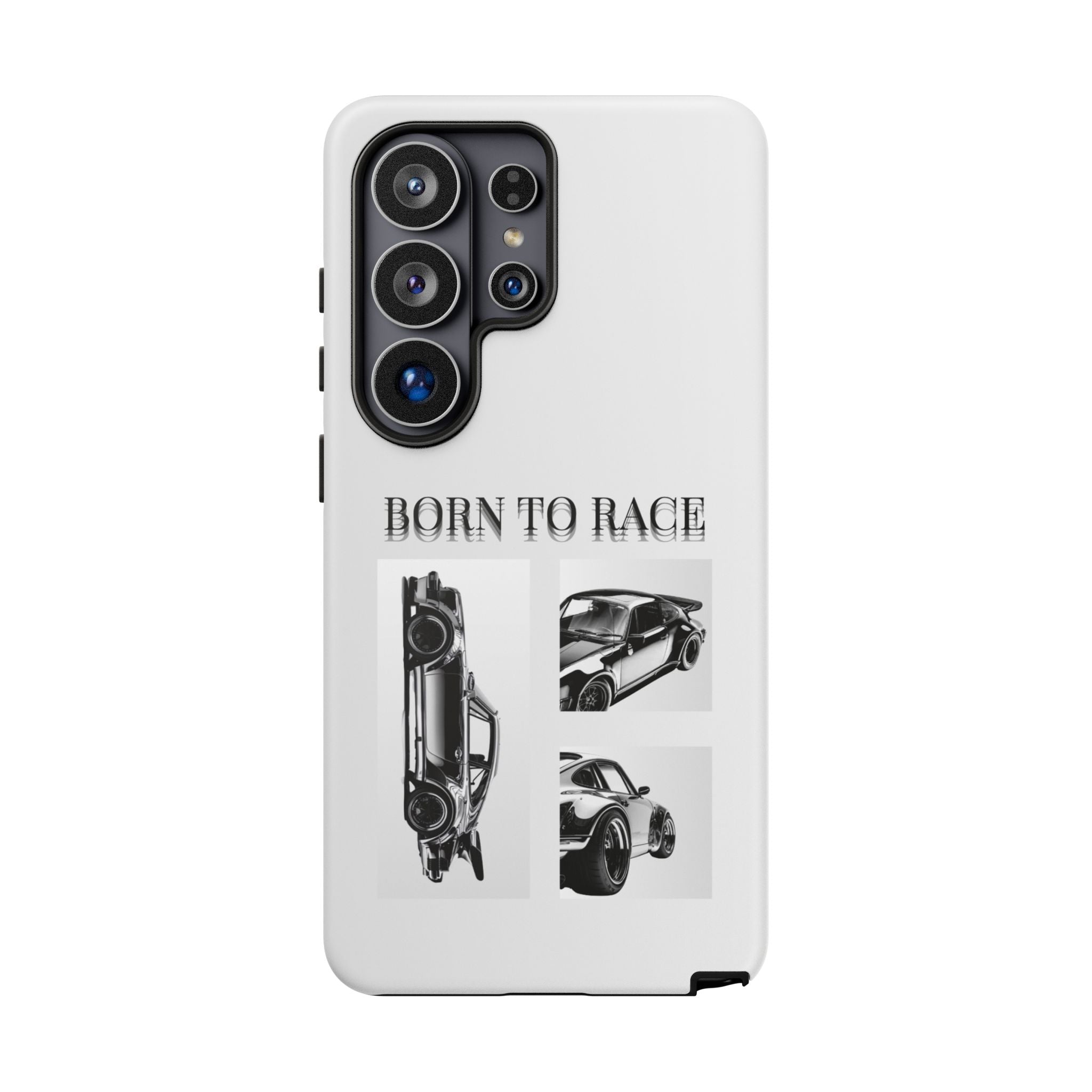 Phone Case - "Born to Race" Vintage Car Racing Graphic