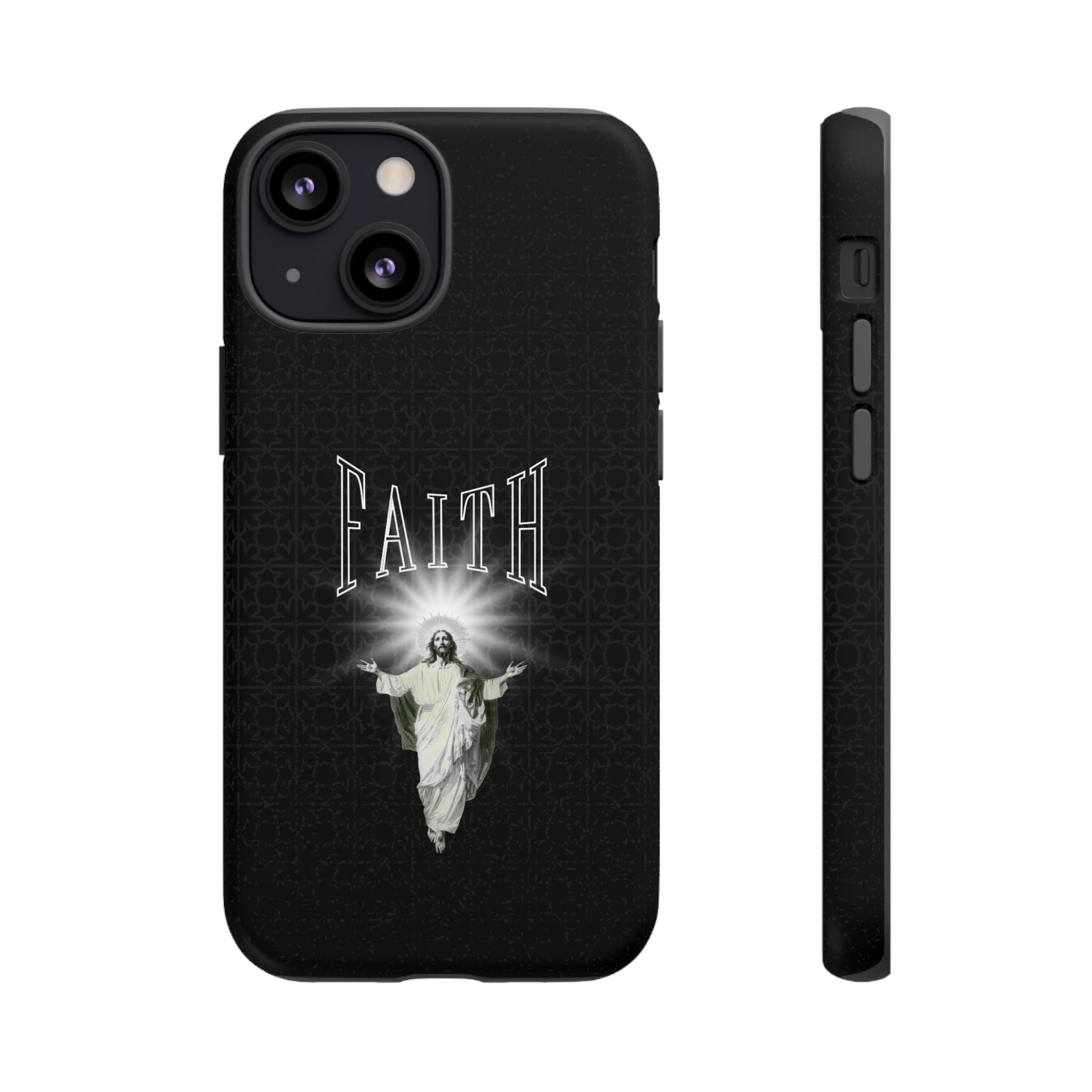 Faith Phone Case — Religious Jesus Graphic Tough Phone Cover