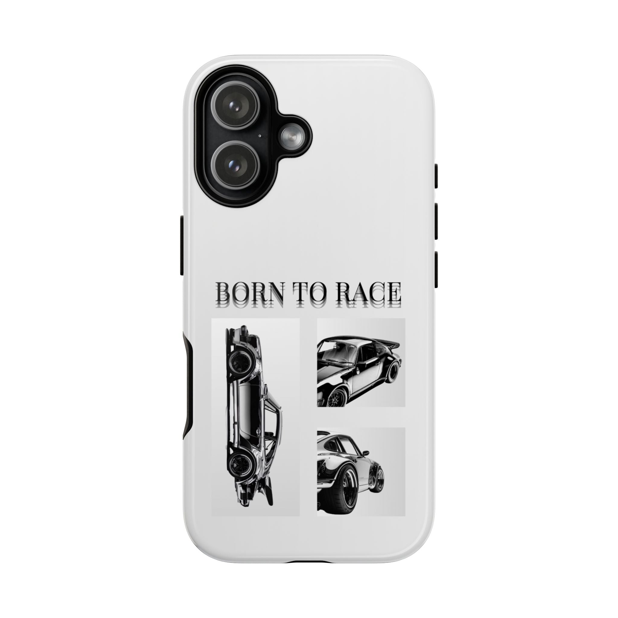 Phone Case - "Born to Race" Vintage Car Racing Graphic